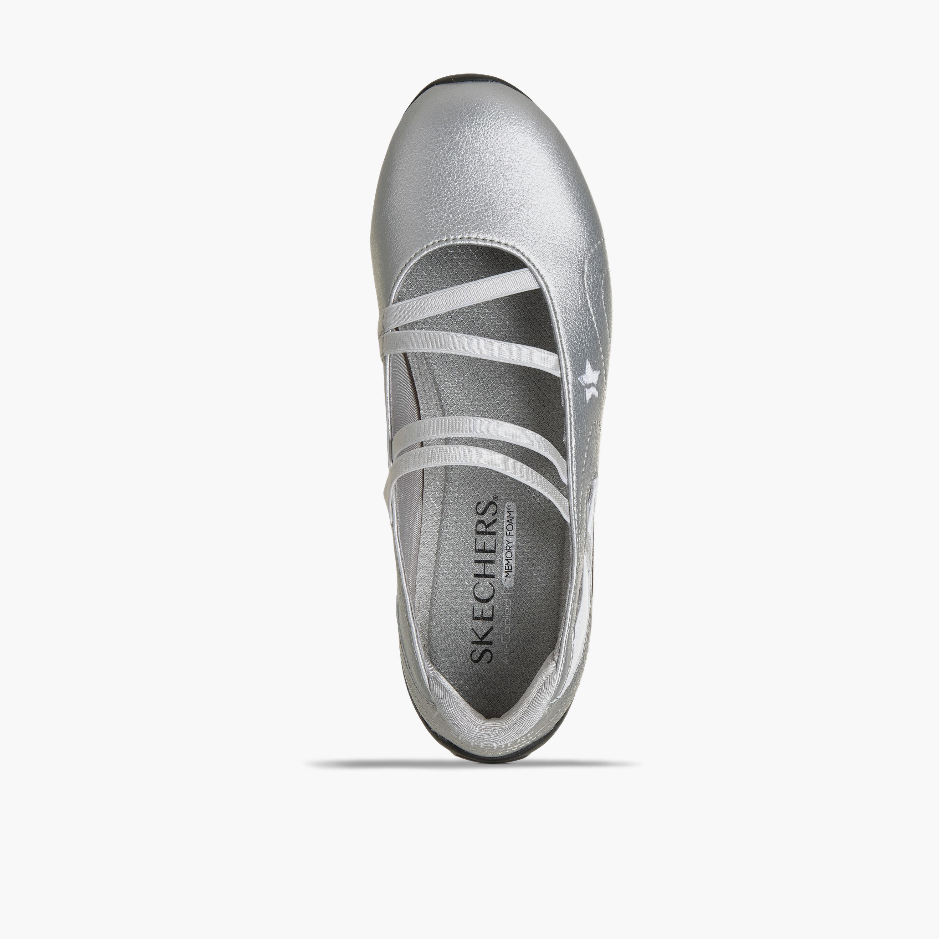 Skechers Women Court Racer Elasticated Strap Mary Jane Shoes-women-shoes-ballerinas-image-3