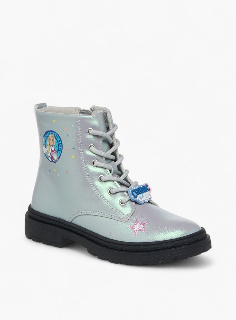 بوت بطول الكاحل وطبعات مع سحاب إغلاق من باربي-girls-shoes-boots-image-2