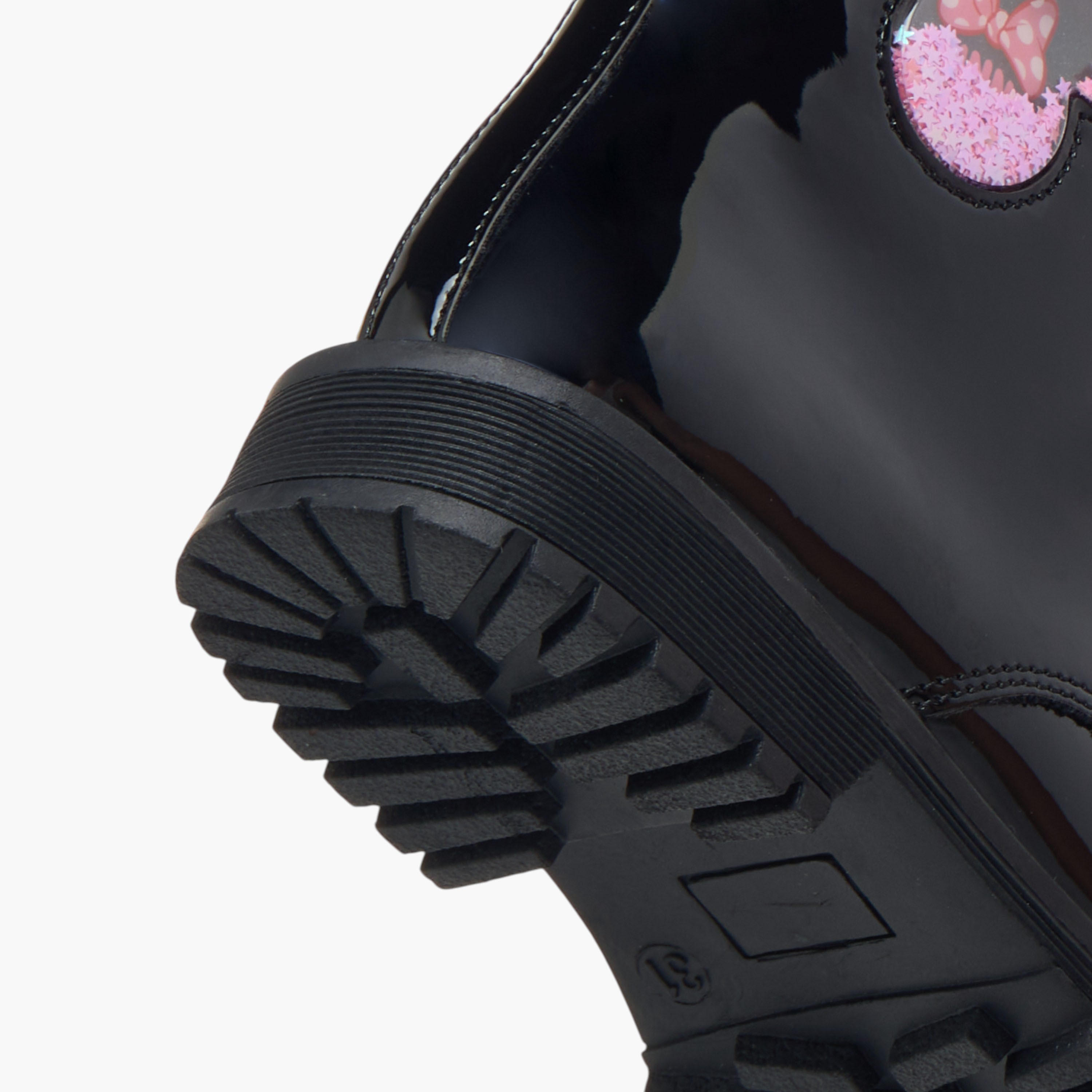 Disney Minnie Mouse Applique Ankle Boots with Zip Closure-girls-shoes-boots-image-6