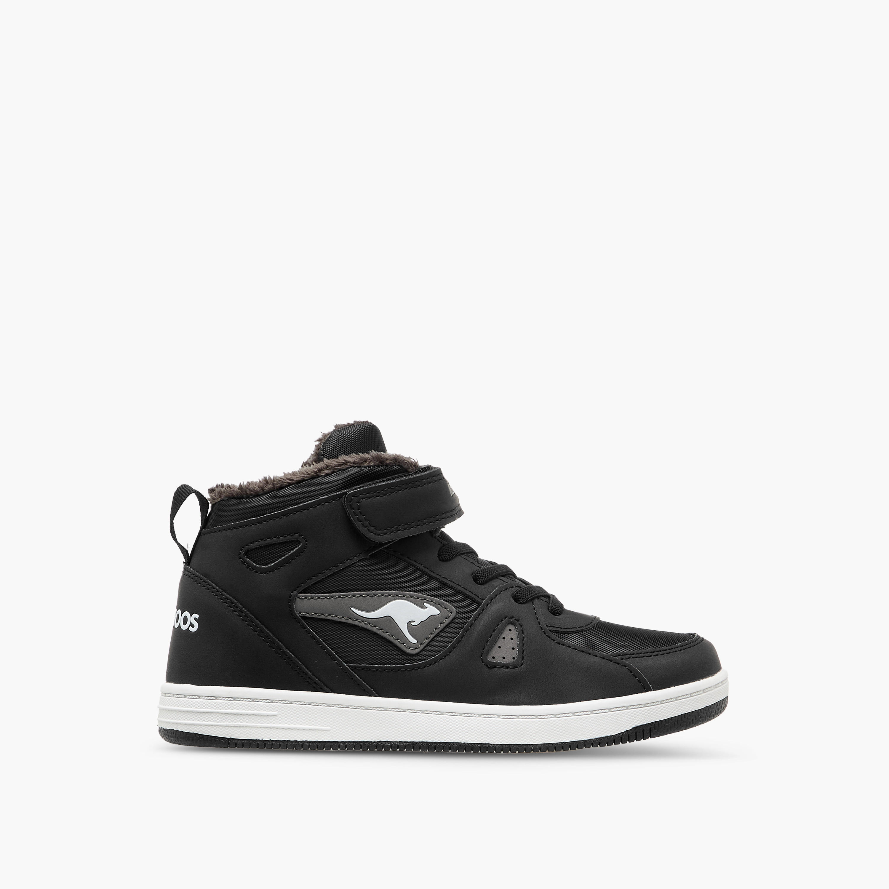 حذاء سنيكرز عالي بشريط إغلاق لاصق للأولاد من كانغاروز-boys-shoes-sneakers-image-3