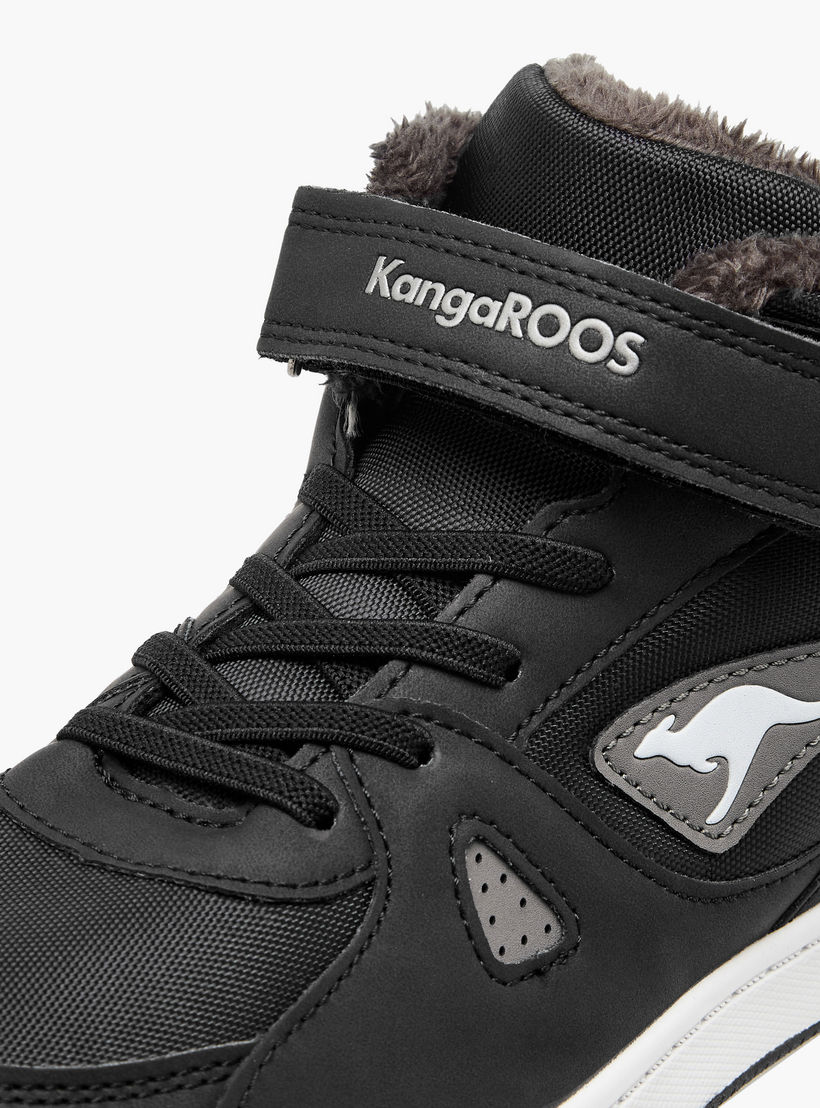 حذاء سنيكرز عالي بشريط إغلاق لاصق للأولاد من كانغاروز-boys-shoes-sneakers-image-4