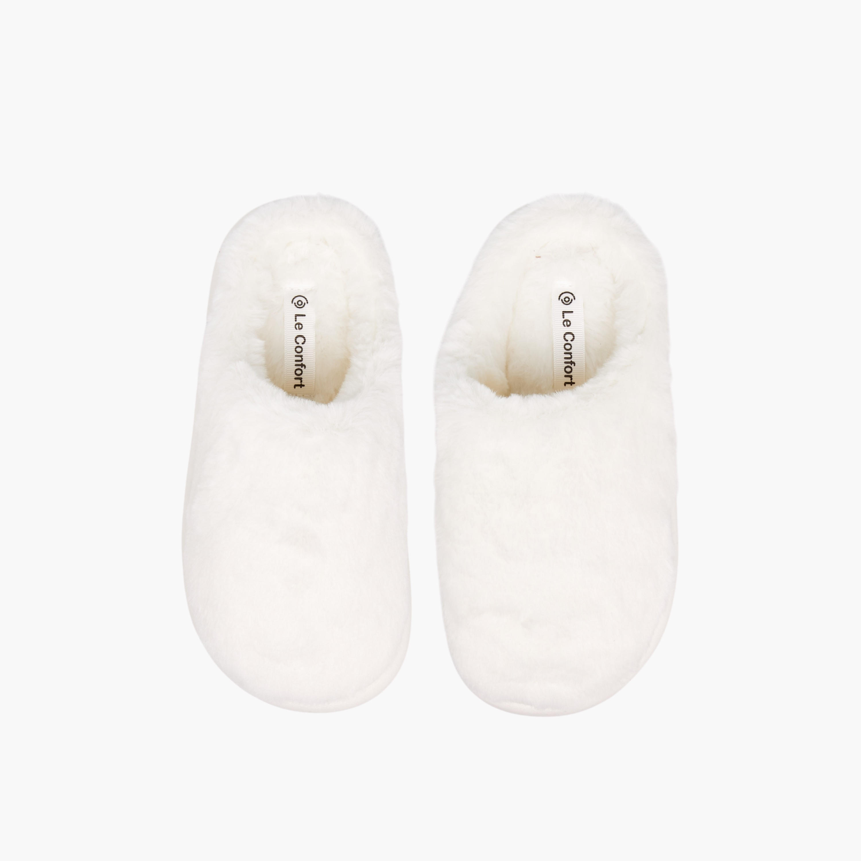 حذاء ميول لغرفة النوم سهل الارتداء من الفرو الصناعي من لو كونفورت-women-shoes-bedroomslippers-image-1