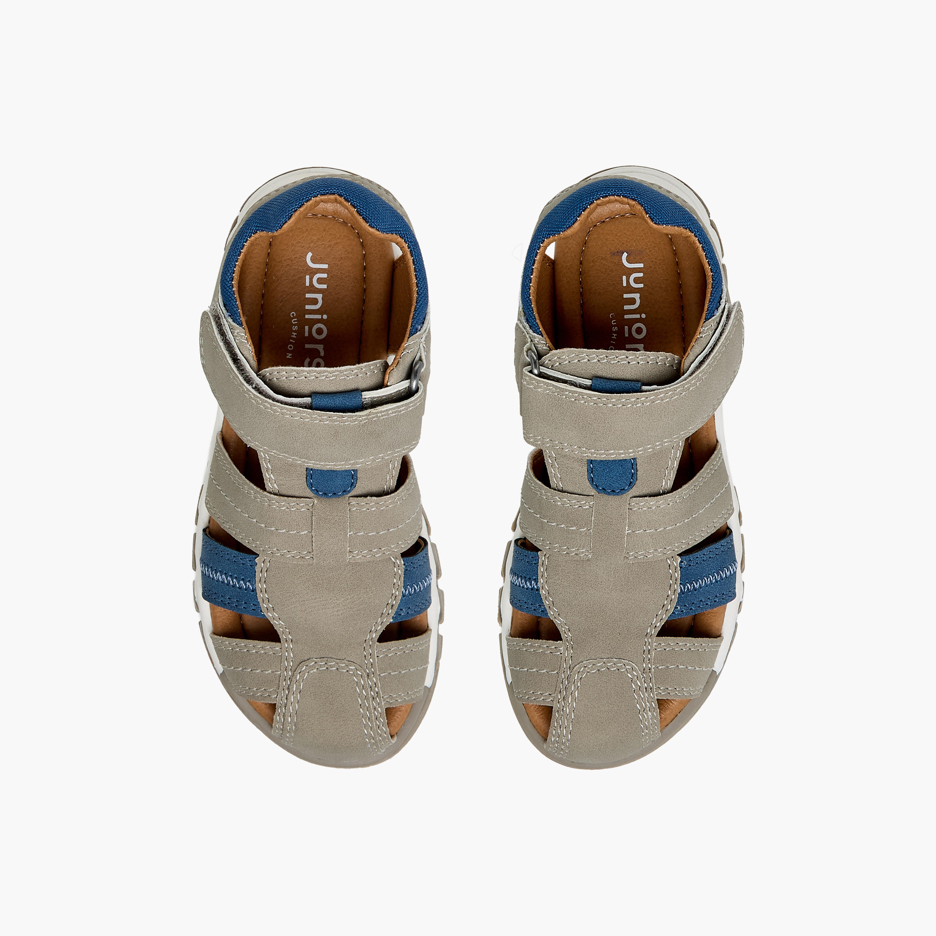 Juniors Boys Hook & Loop Sandals-boys-shoes-sandals-image-1