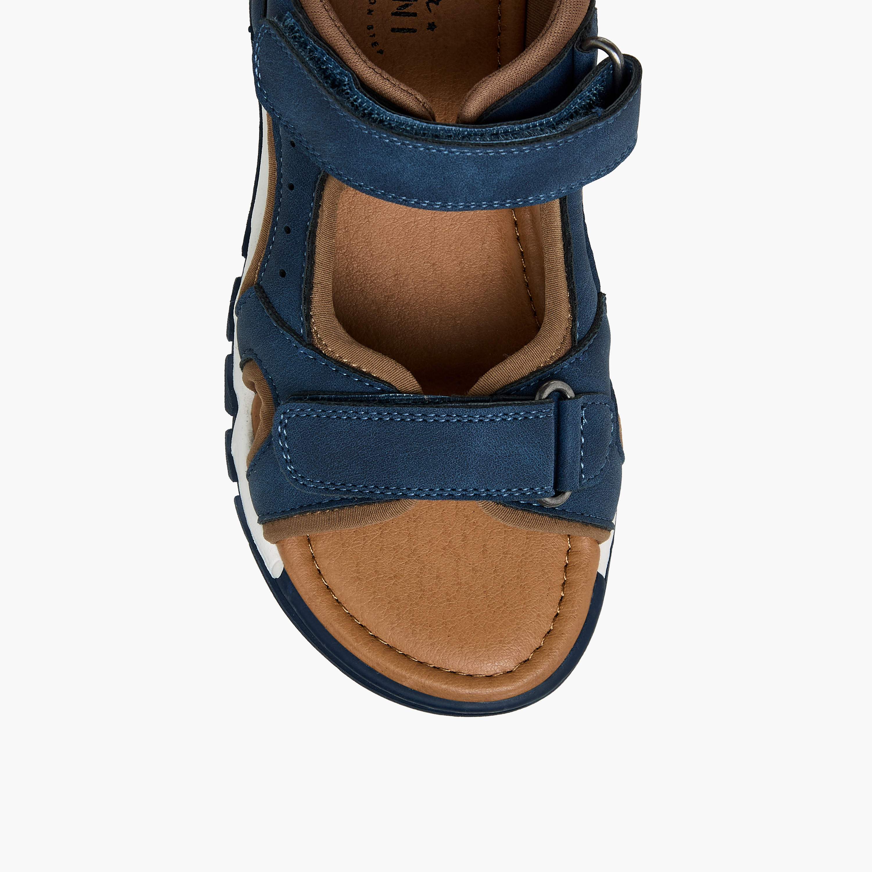 Mister Duchini Boys Hook and Loop Strap Sandals-boys-shoes-sandals-image-3