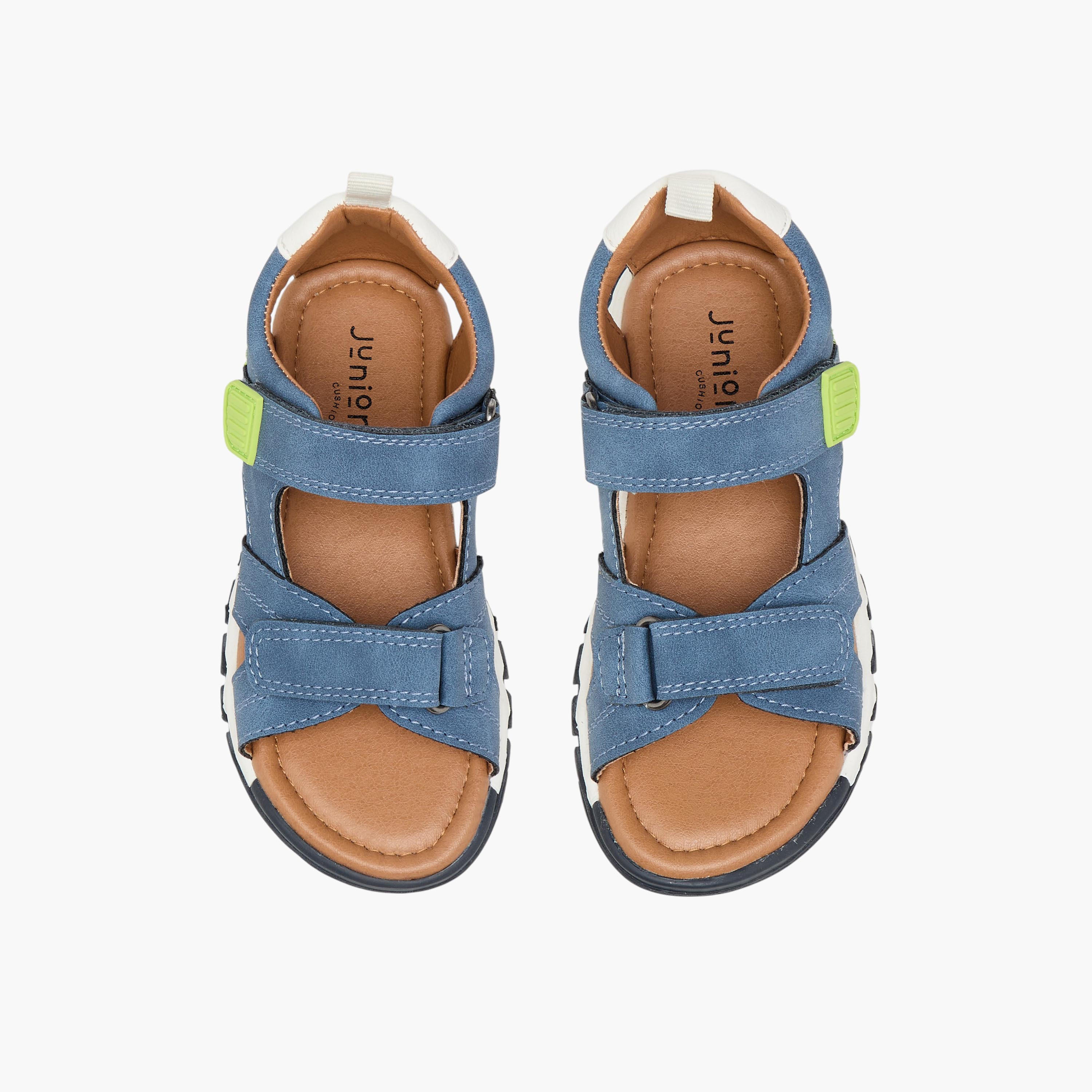 Juniors Boys Open Toe Hook & Loop Sandals-boys-shoes-sandals-image-1