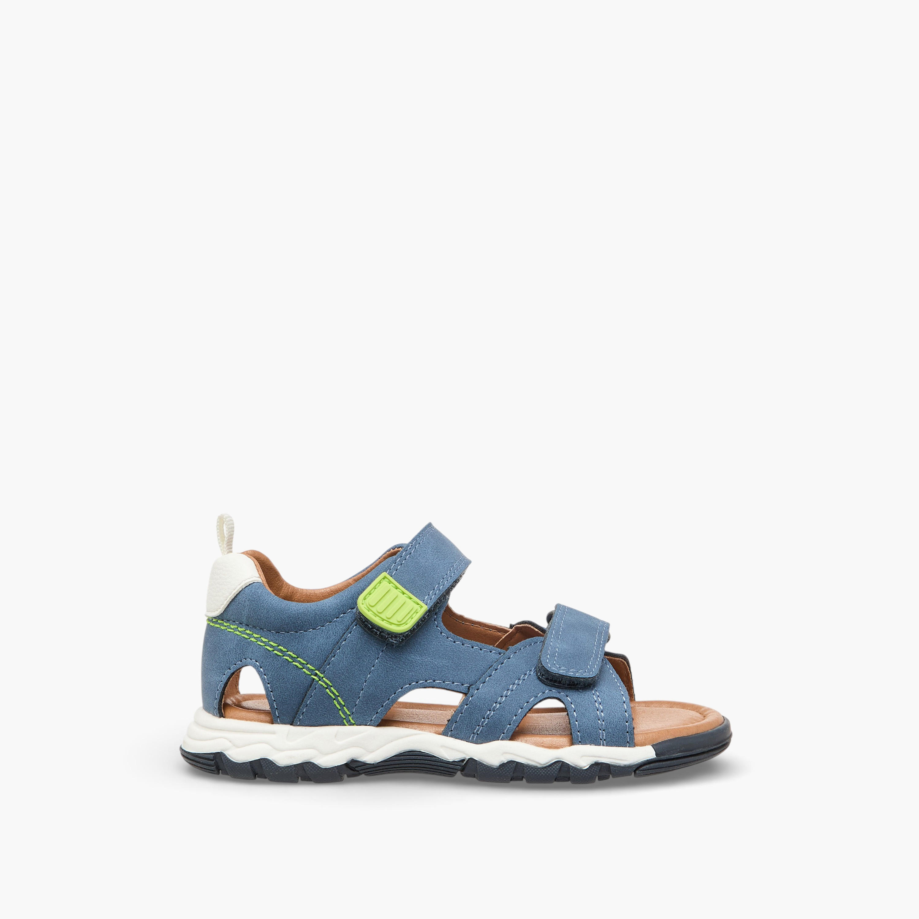 Juniors Boys Open Toe Hook & Loop Sandals-boys-shoes-sandals-image-2