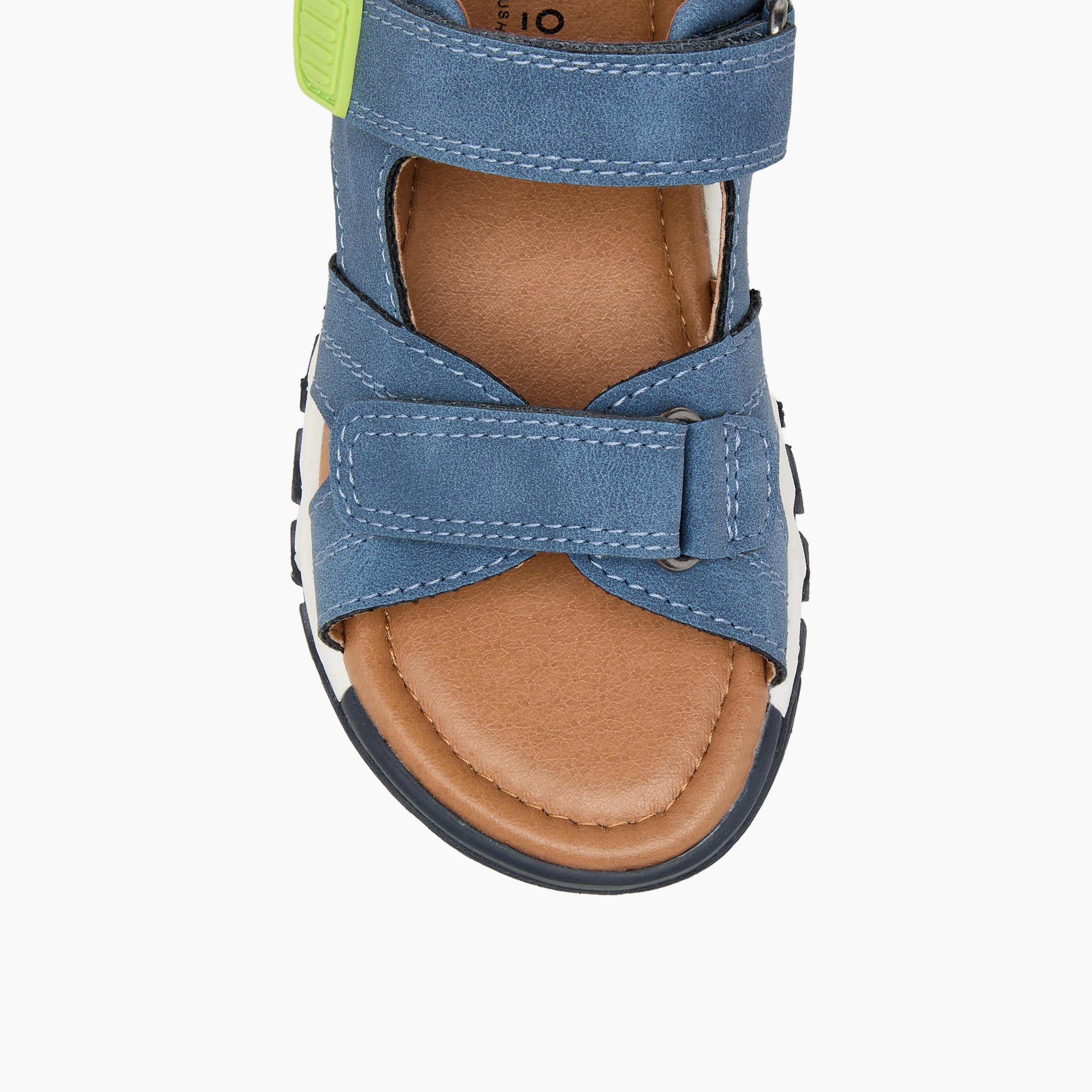 Juniors Boys Open Toe Hook & Loop Sandals-boys-shoes-sandals-image-3