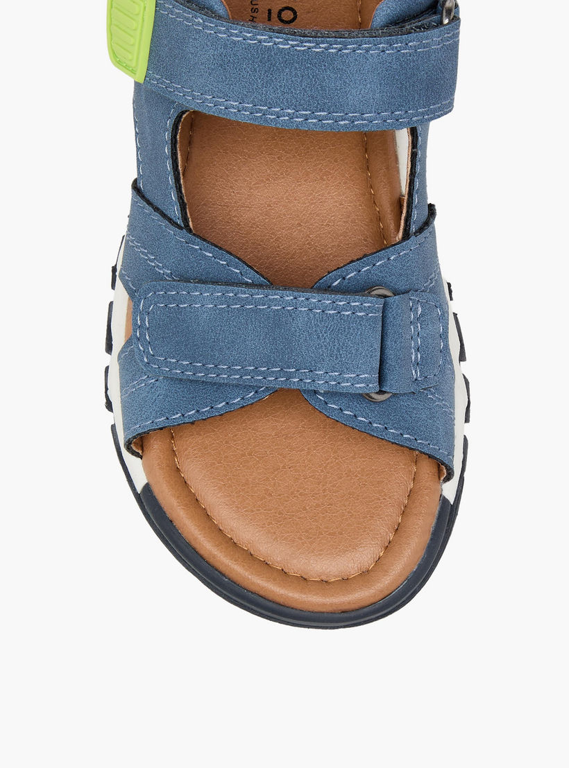 Juniors Boys Open Toe Hook & Loop Sandals-boys-shoes-sandals-image-3