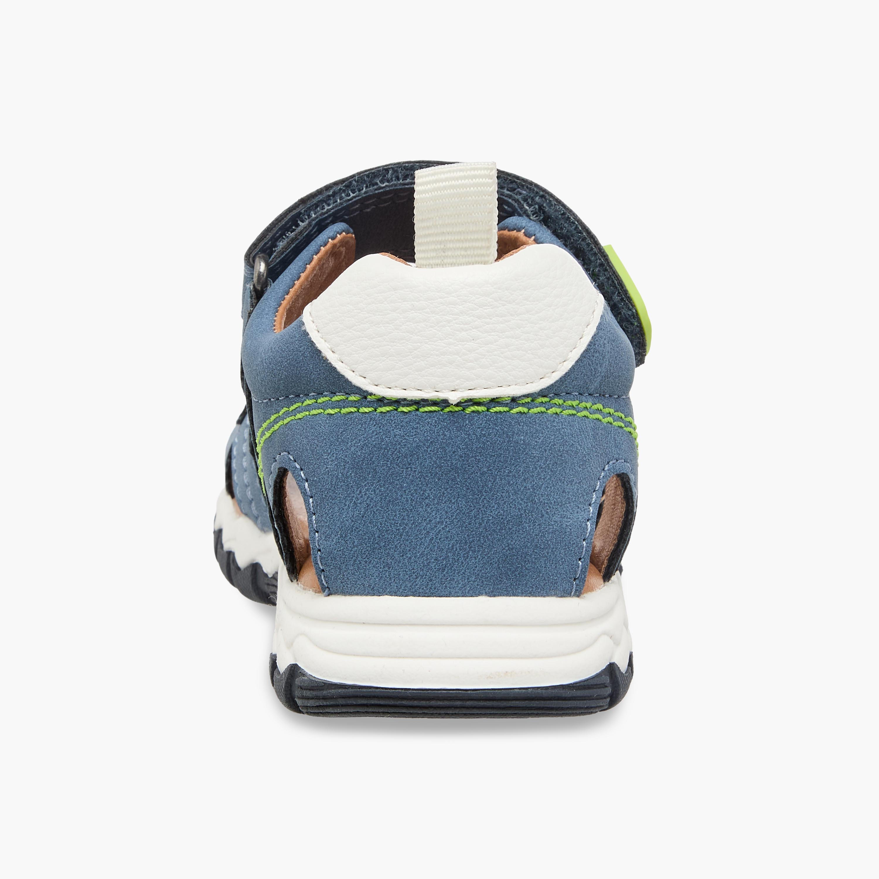 Juniors Boys Open Toe Hook & Loop Sandals-boys-shoes-sandals-image-4