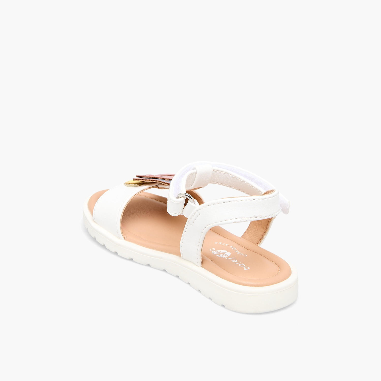 Barefeet Girls Butterfly Applique Hook & Loop Sandals-girls-shoes-sandals-image-4