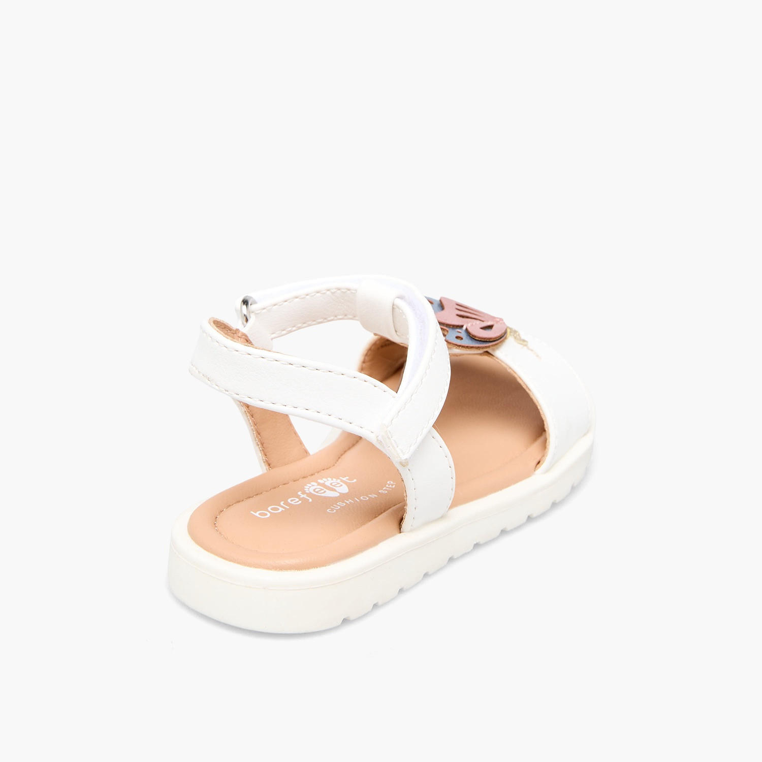 Barefeet Girls Butterfly Applique Hook & Loop Sandals-girls-shoes-sandals-image-5
