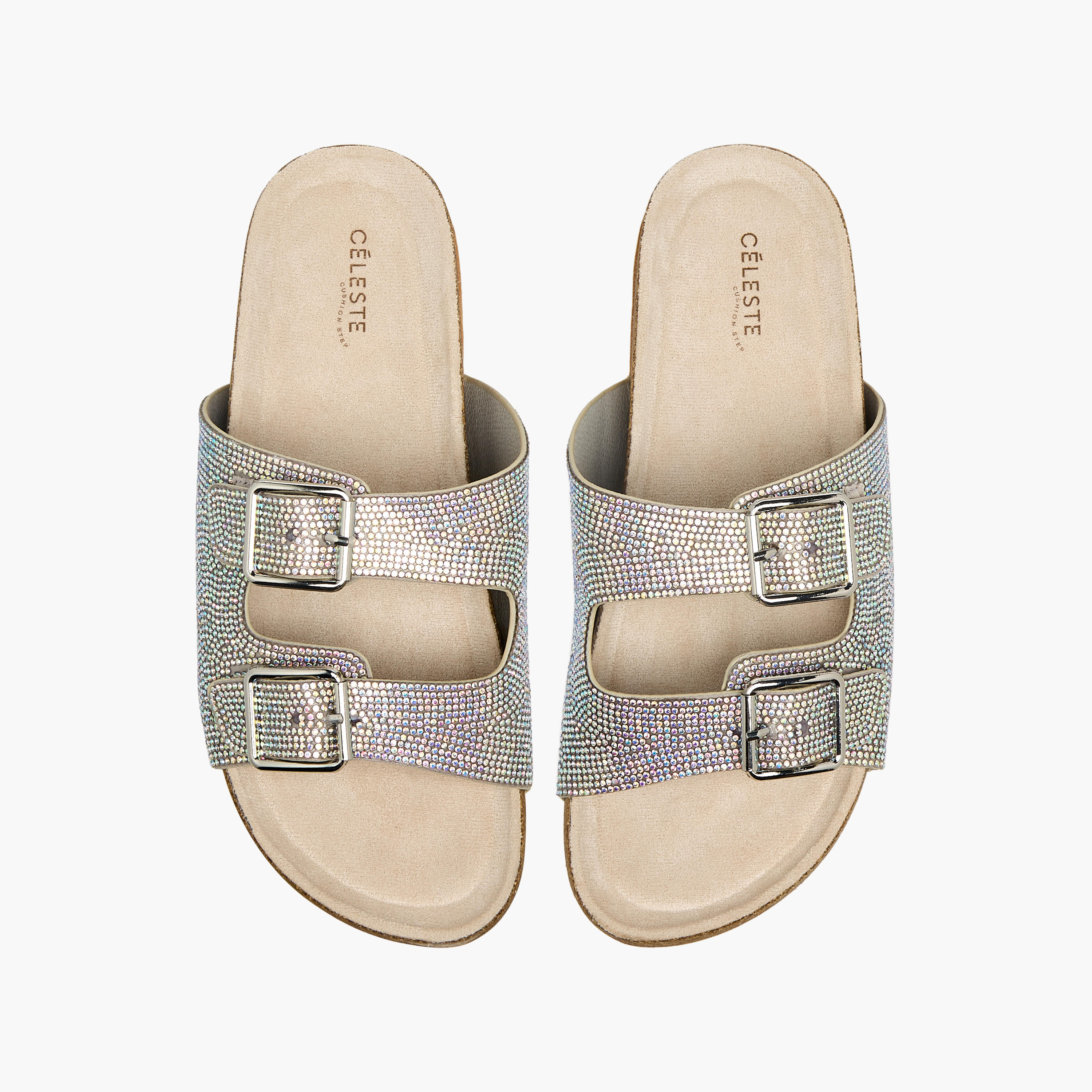 صندل مزين سهل الارتداء للنساء من سيليست-women-shoes-flats-sandals-image-1