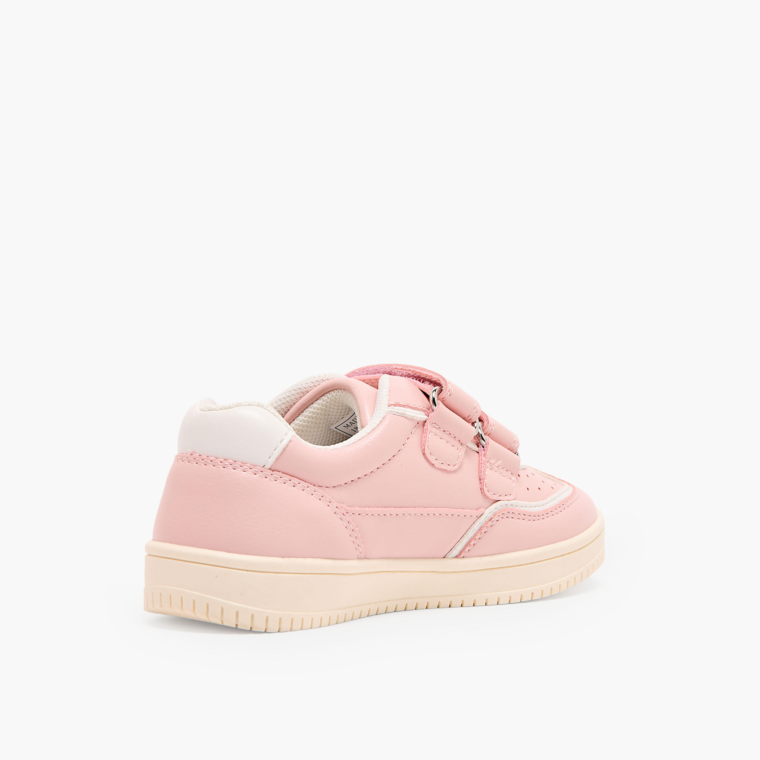 Juniors Girls Perforated Hook & Loop Sneakers-girls-shoes-sneakers-image-6