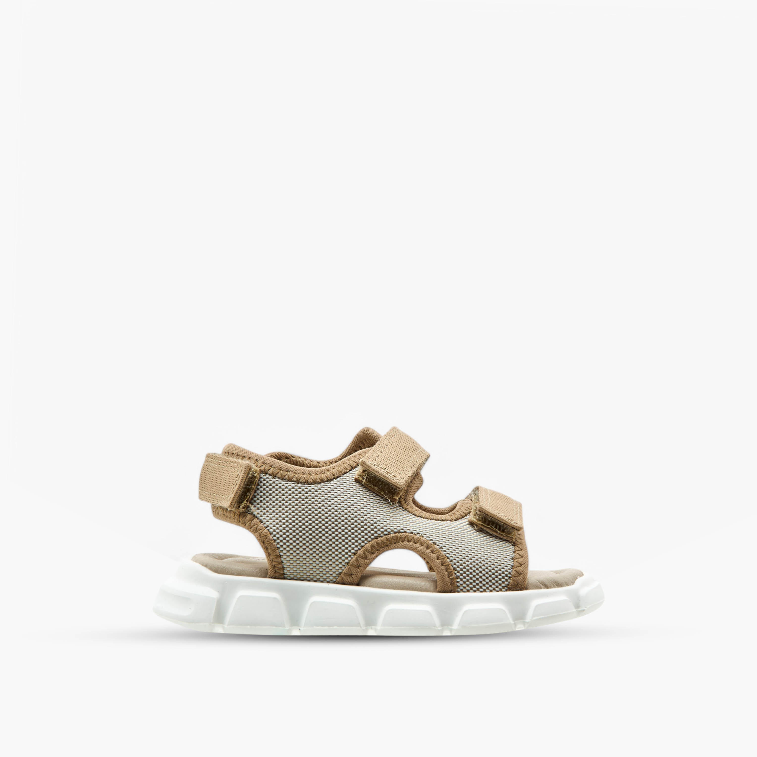 Barefeet Textured Floaters with Hook and Loop Closure-baby-boys-shoes-sandals-image-2