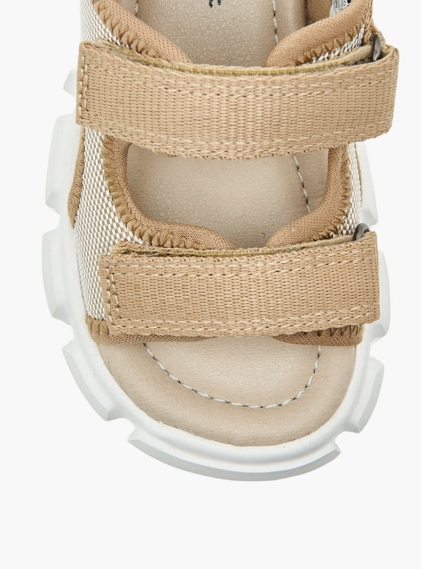 Barefeet Textured Floaters with Hook and Loop Closure-baby-boys-shoes-sandals-image-3