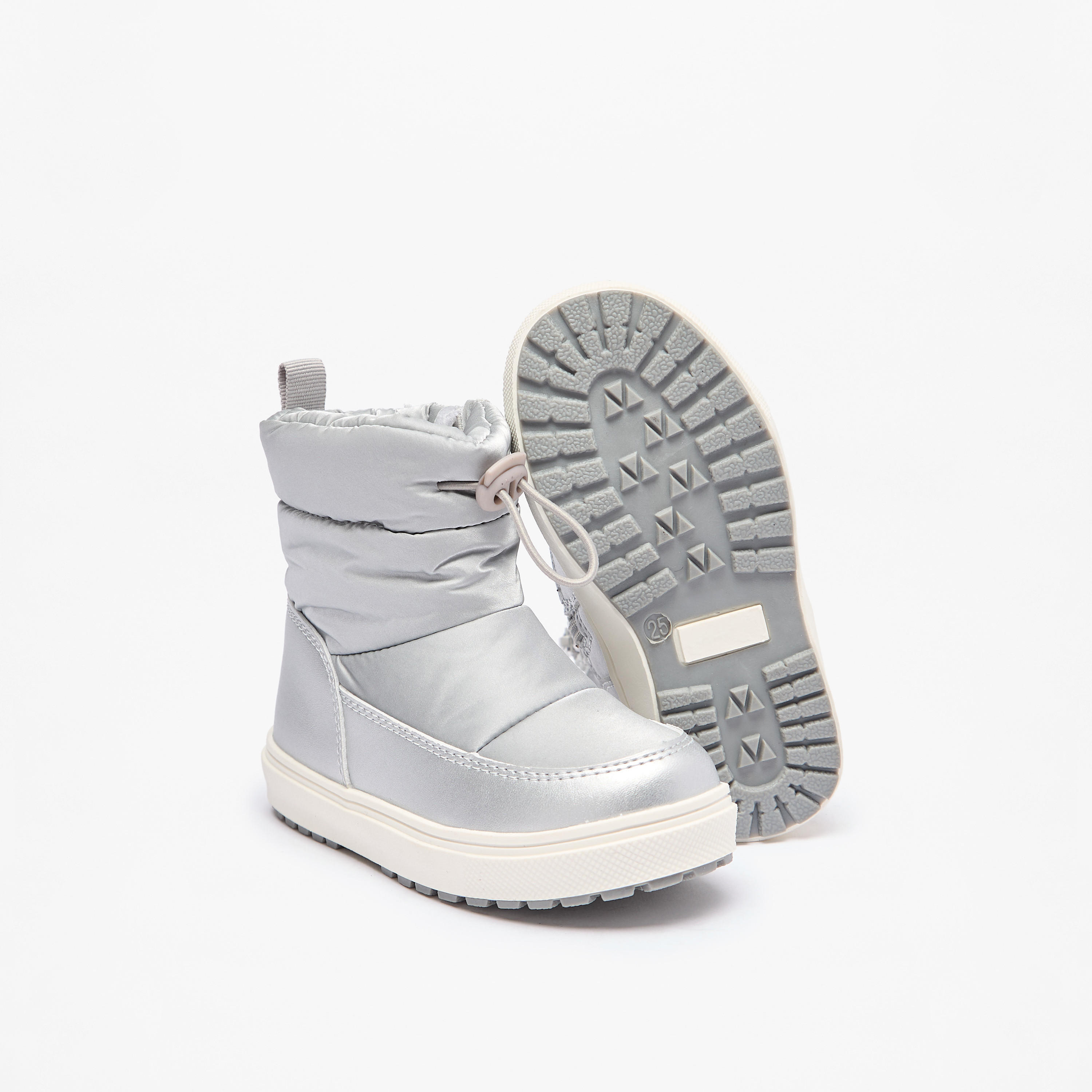 Juniors Solid Ankle Boots with Zip Closure and Pull Tabs-girls-shoes-boots-image-5
