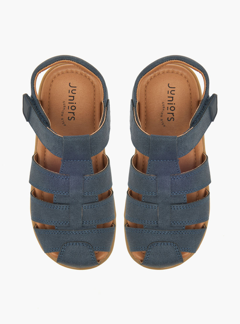 Juniors Boys Gladiator Hook & Loop Sandals-boys-shoes-sandals-image-1