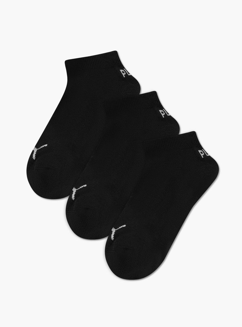 طقم 3 جوارب رياضية غير مرئية بطبعات للأطفال من بوما - 194010001200-girls-accessories-socks-image-1