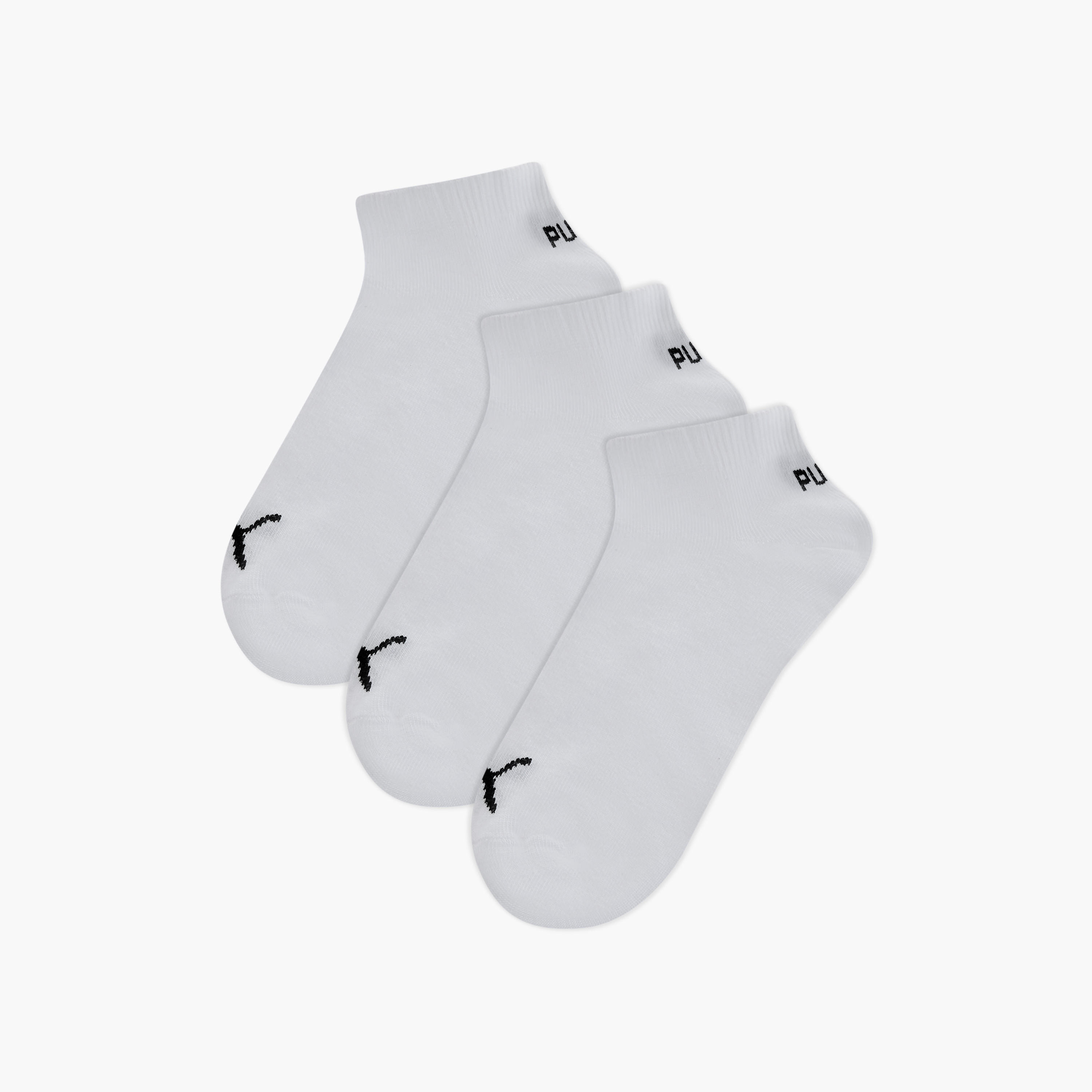 Puma Kids' Logo Print Invisible Sports Socks 194010001300 - Set of 3-girls-accessories-socks-image-1
