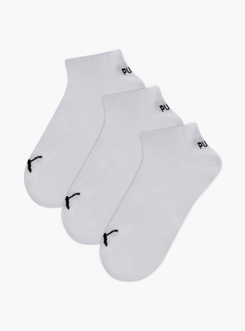 Puma Kids' Logo Print Invisible Sports Socks 194010001300 - Set of 3-girls-accessories-socks-image-1