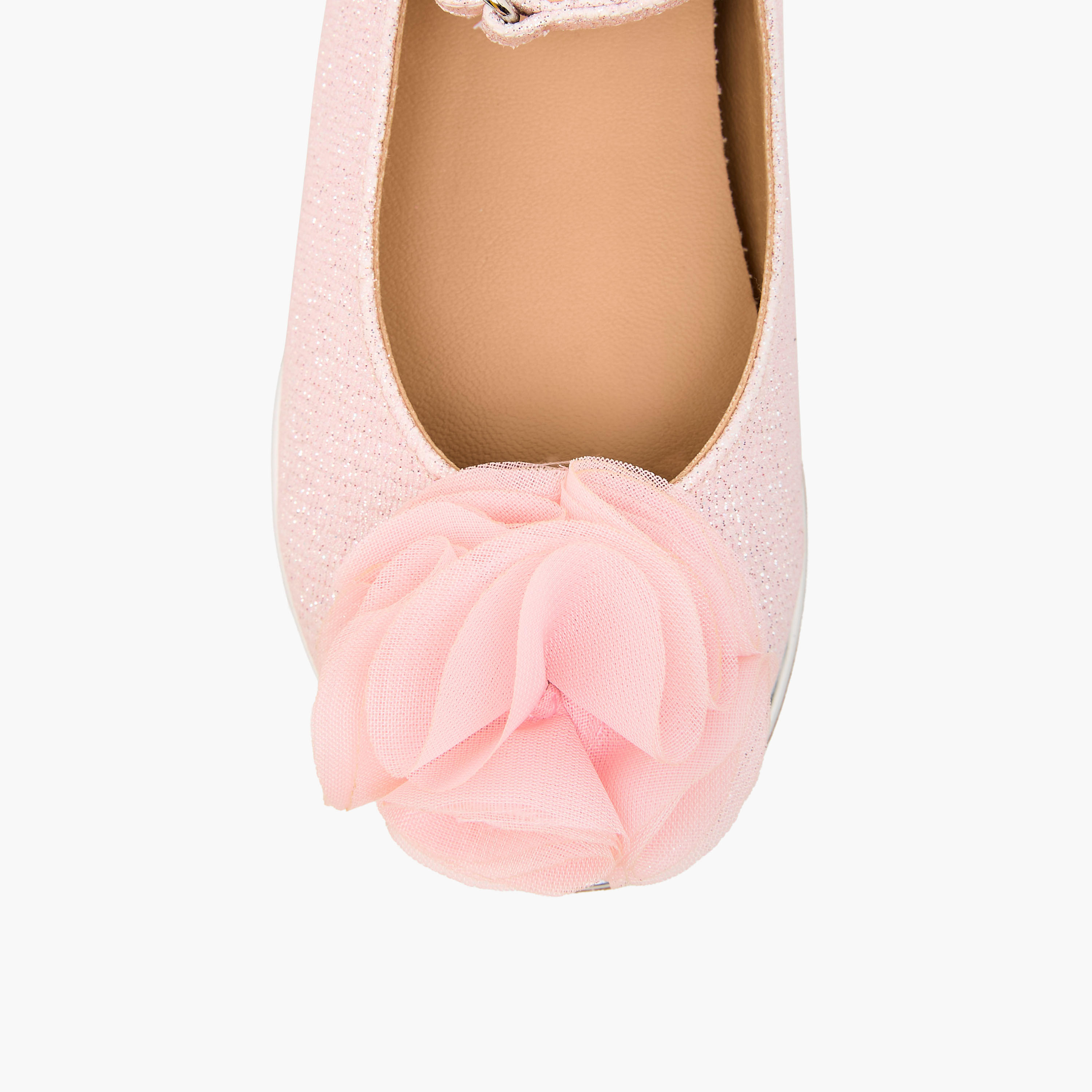 Barefeet Girls Floral Accent Mary Jane Shoes-girls-shoes-maryjanes-image-4