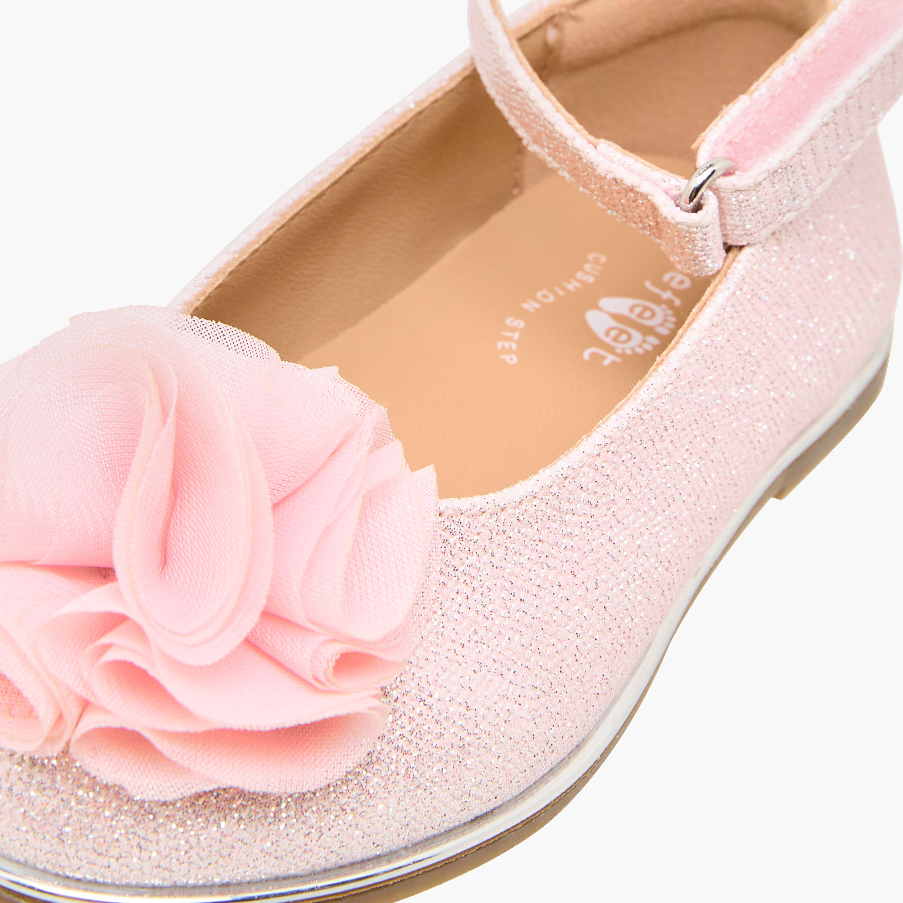 Barefeet Girls Floral Accent Mary Jane Shoes-girls-shoes-maryjanes-image-6