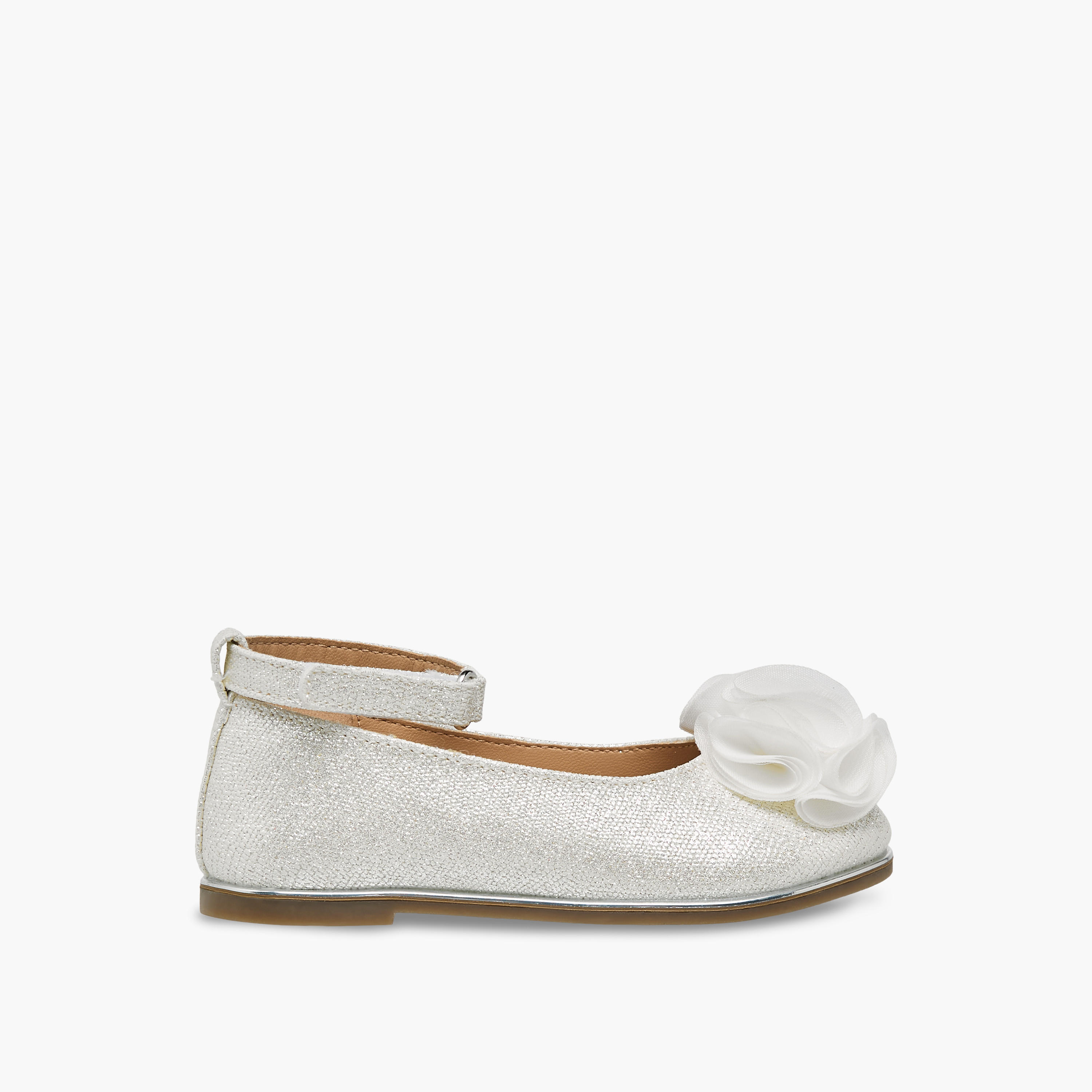 Barefeet Girls Floral Accent Mary Jane Shoes-girls-shoes-maryjanes-image-3