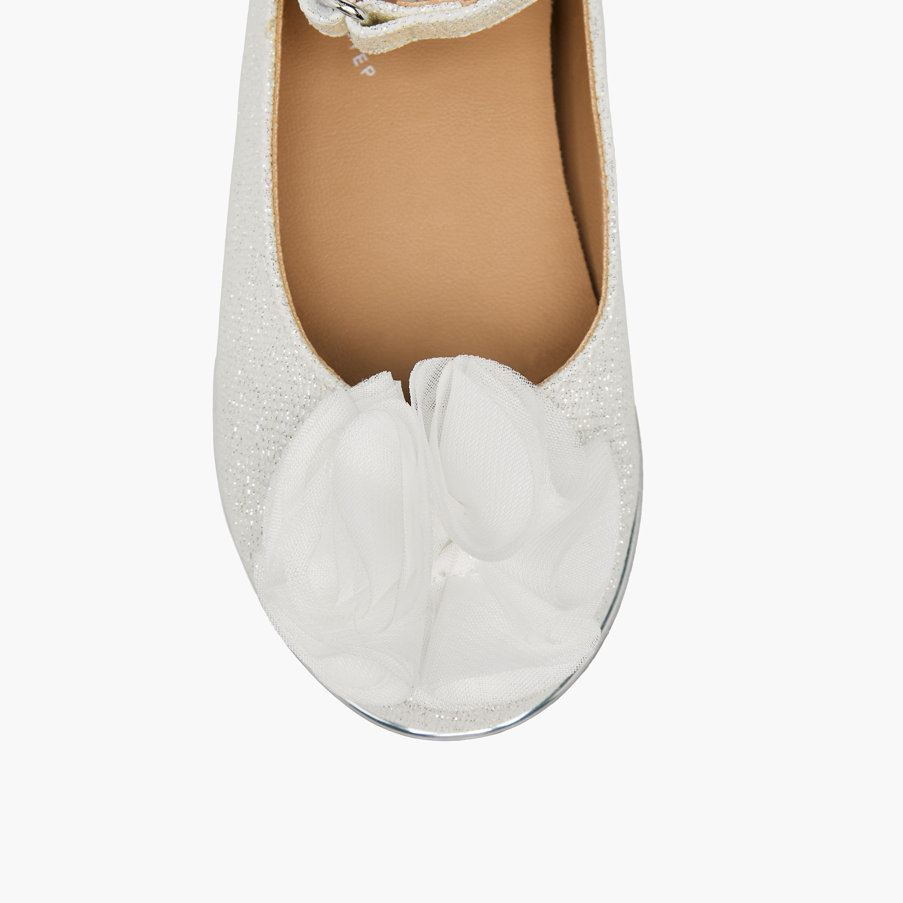 Barefeet Girls Floral Accent Mary Jane Shoes-girls-shoes-maryjanes-image-4