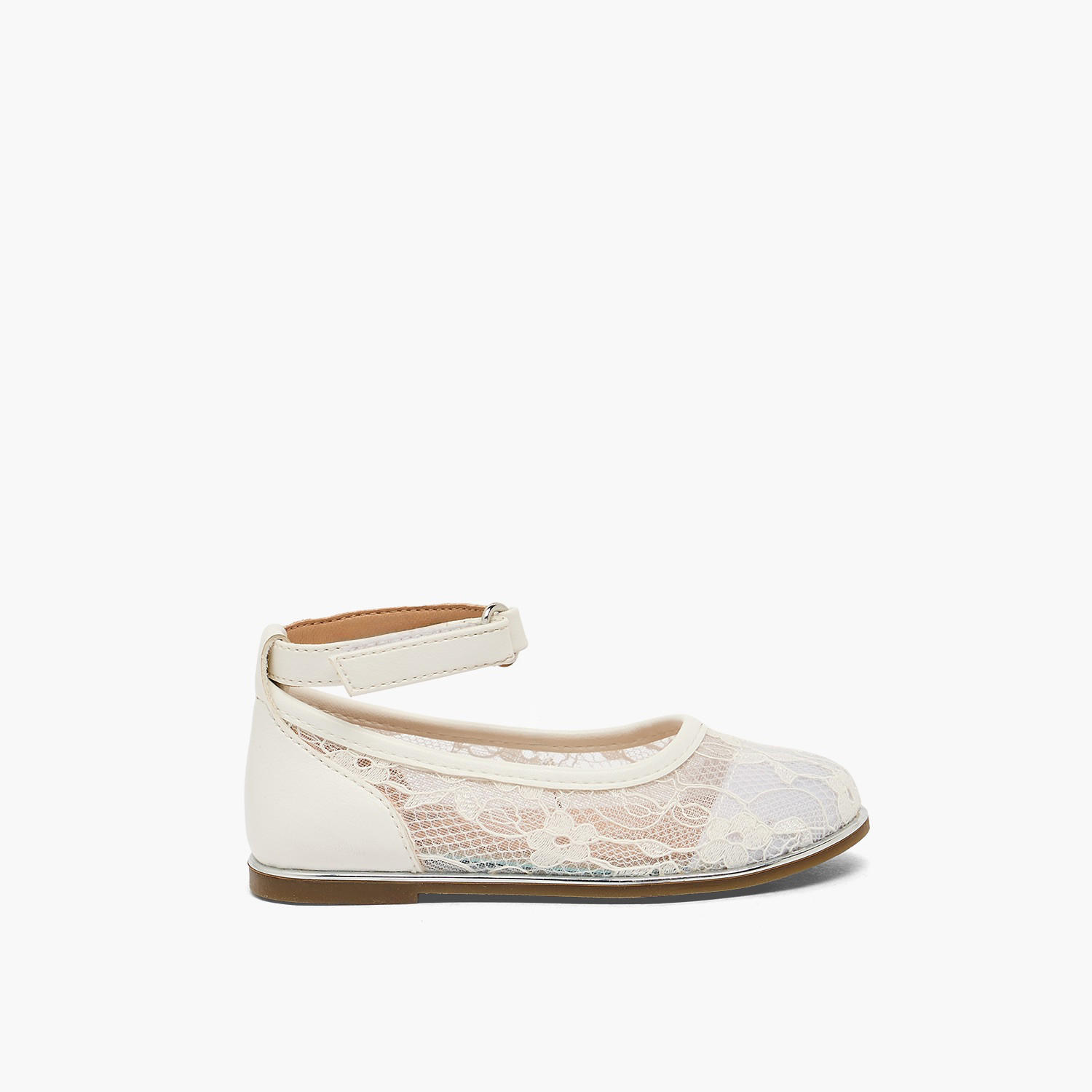 Barefeet Girls Floral Lace Ballerina Shoes-girls-shoes-ballerinas-image-3