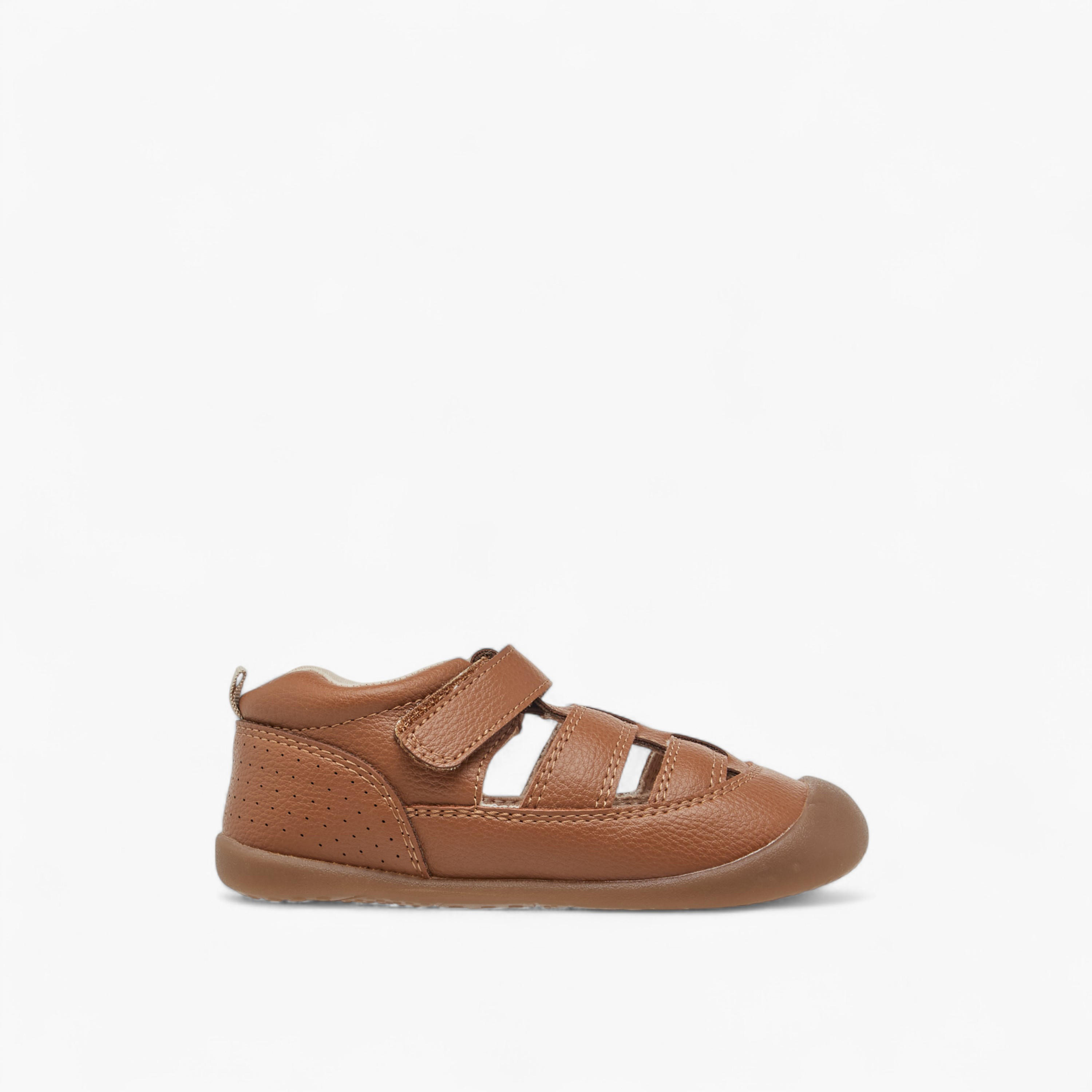 Barefeet Panelled Sandals with Hook and Loop Closure-boys-shoes-sandals-image-3