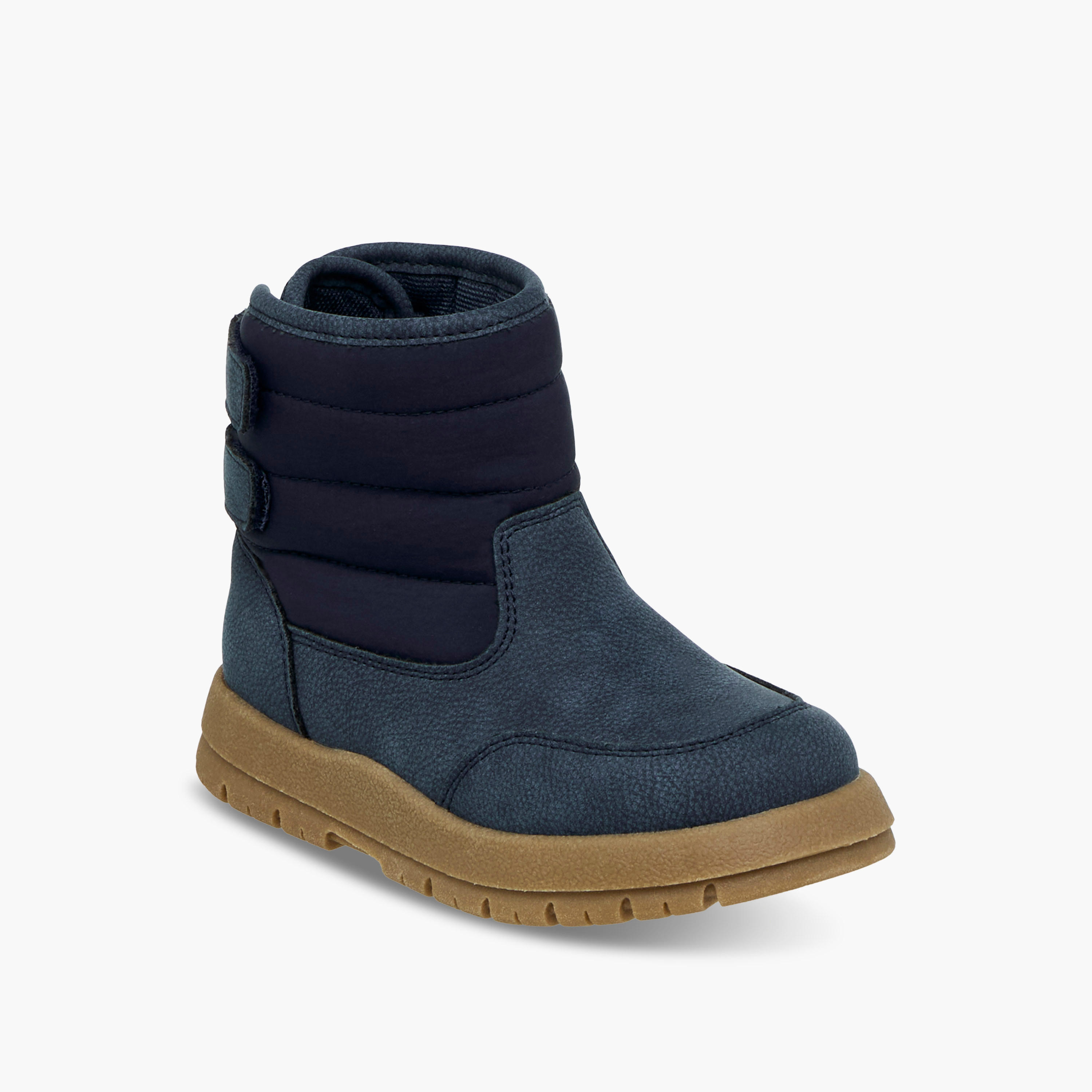 بوت بطول الكاحل بألواح وشريط إغلاق من جونيورز-boys-shoes-boots-image-2