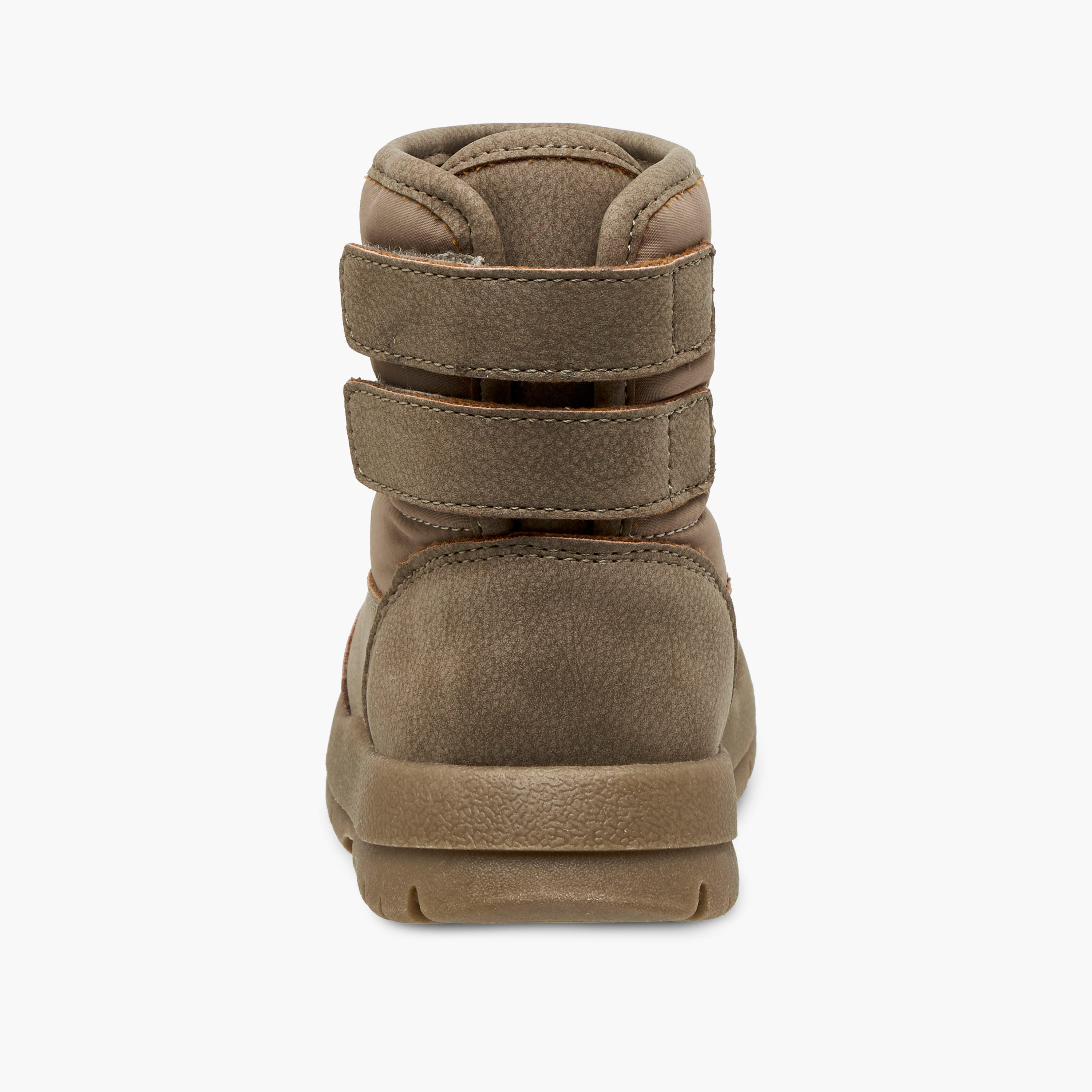 Juniors Panelled Ankle Boots with Hook and Loop Closure-boys-shoes-boots-image-4