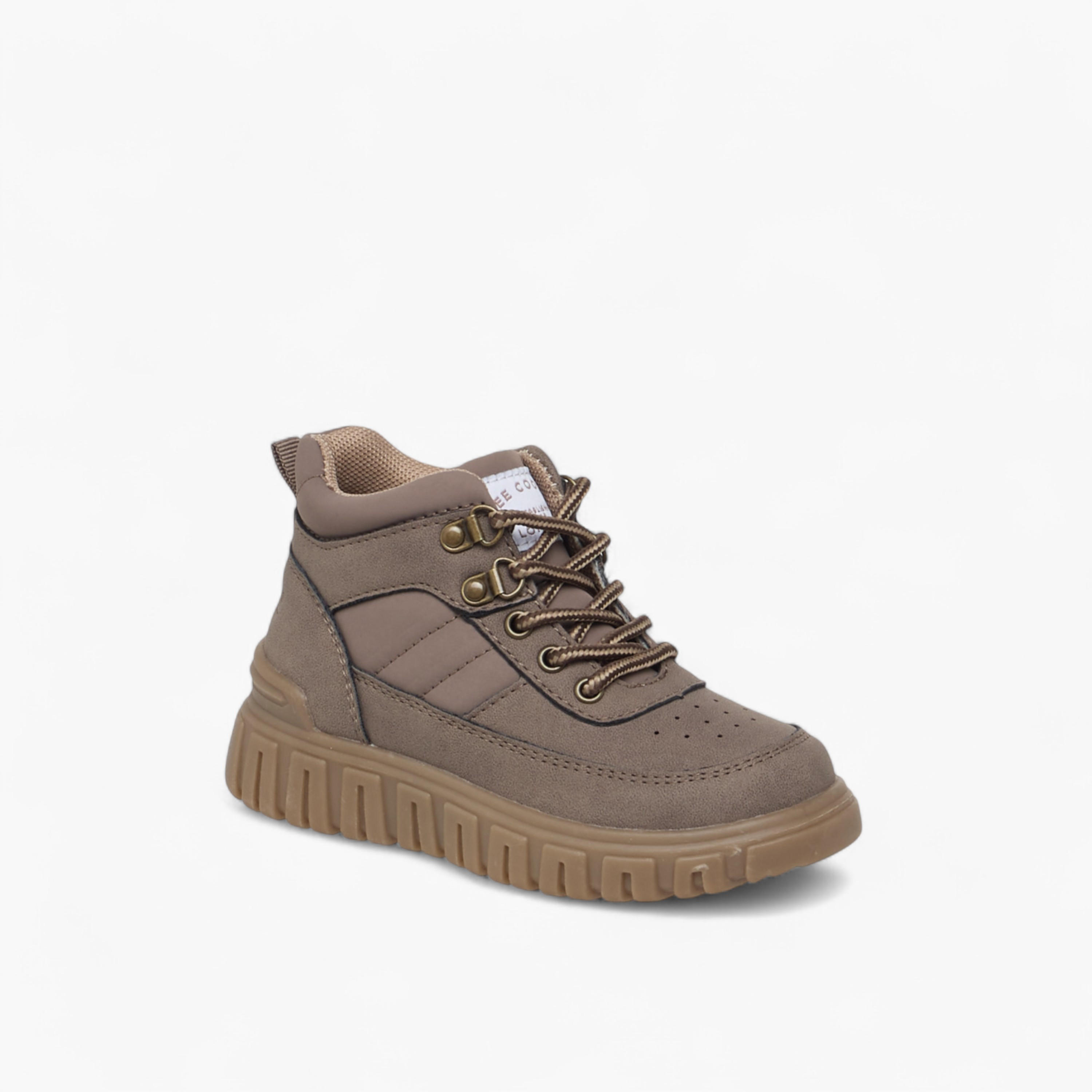 Lee Cooper Boys' Panelled Ankle Boots with Zip Closure-boys-shoes-boots-image-2