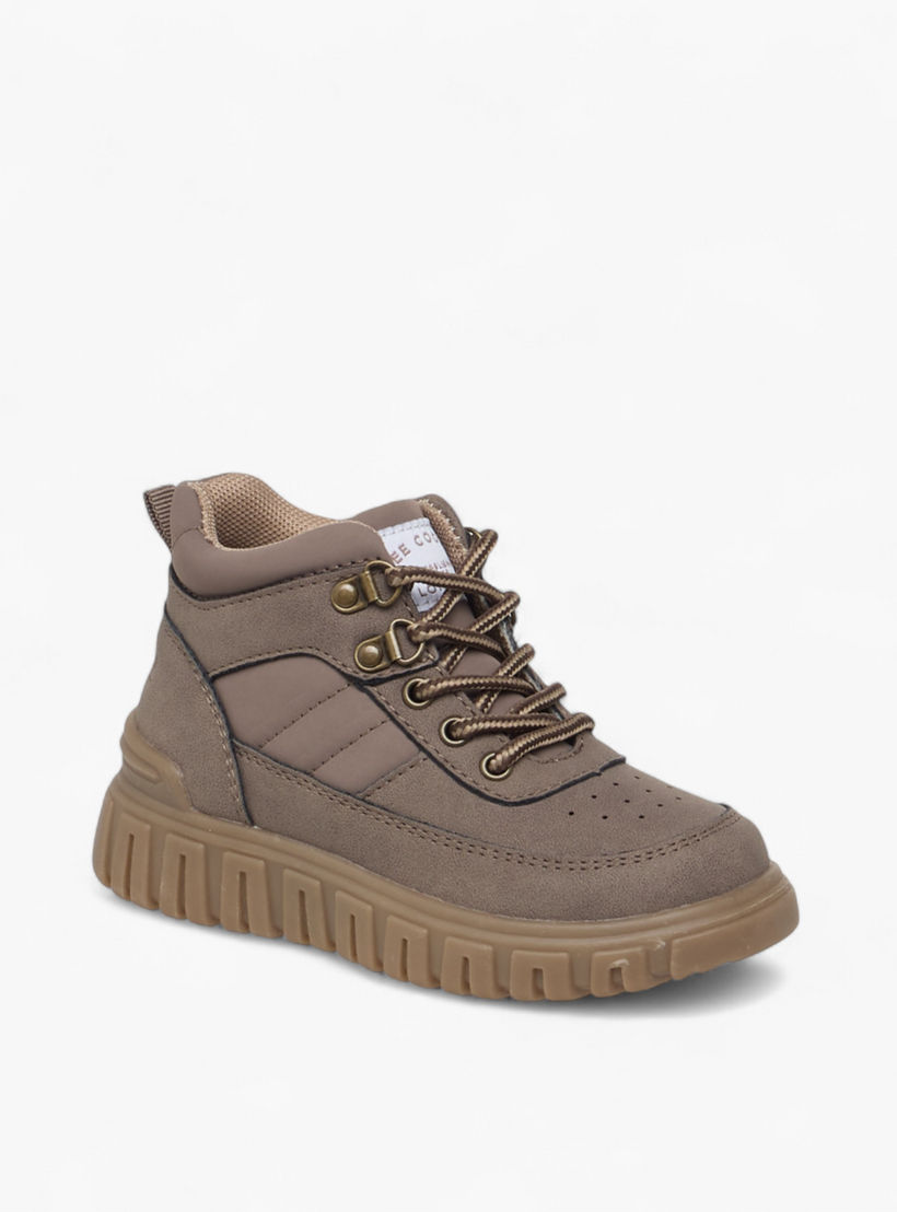 Lee Cooper Boys' Panelled Ankle Boots with Zip Closure-boys-shoes-boots-image-2
