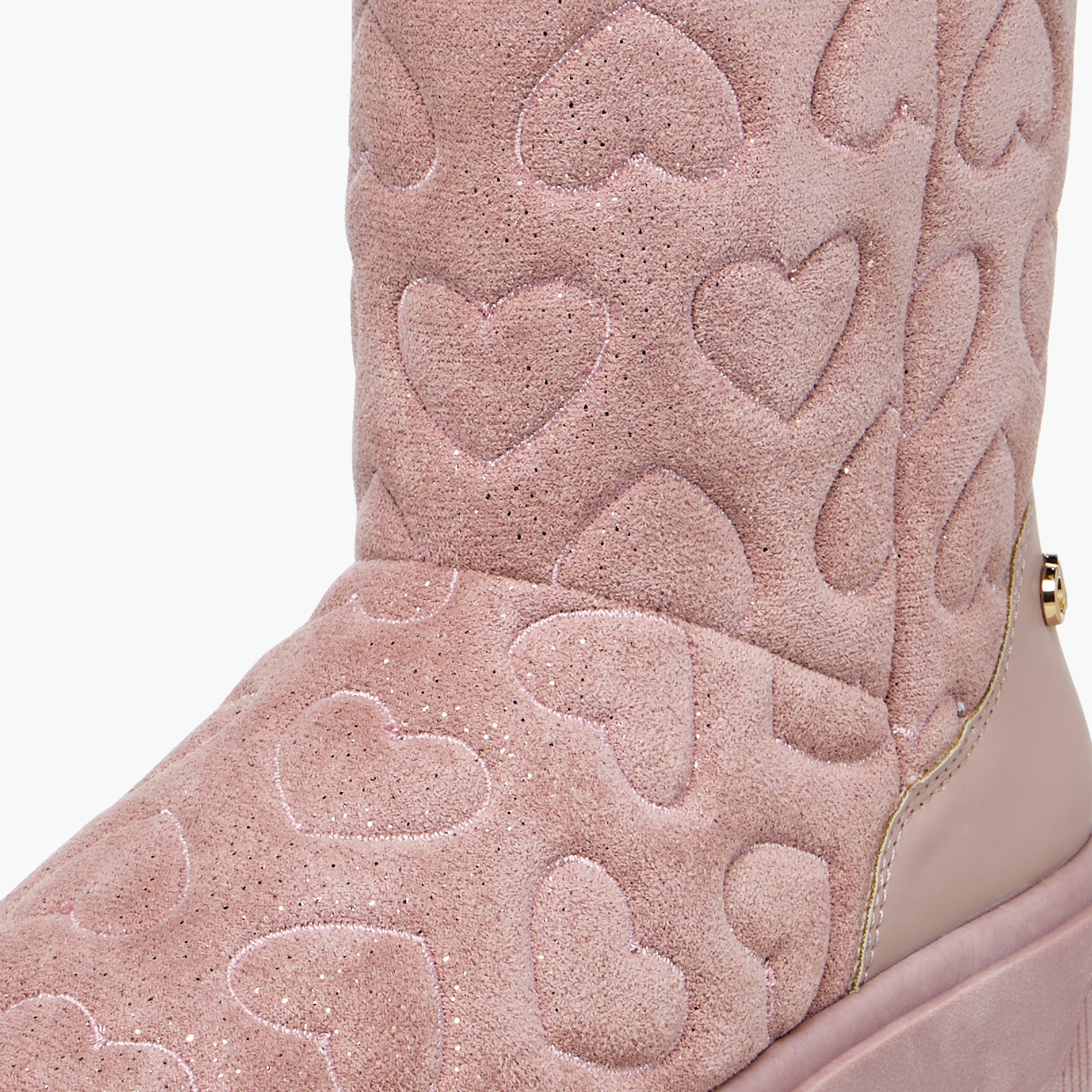 بوت سهل الارتداء بطول الكاحل ونقوش قلب للبنات من سيليست-girls-shoes-boots-image-4
