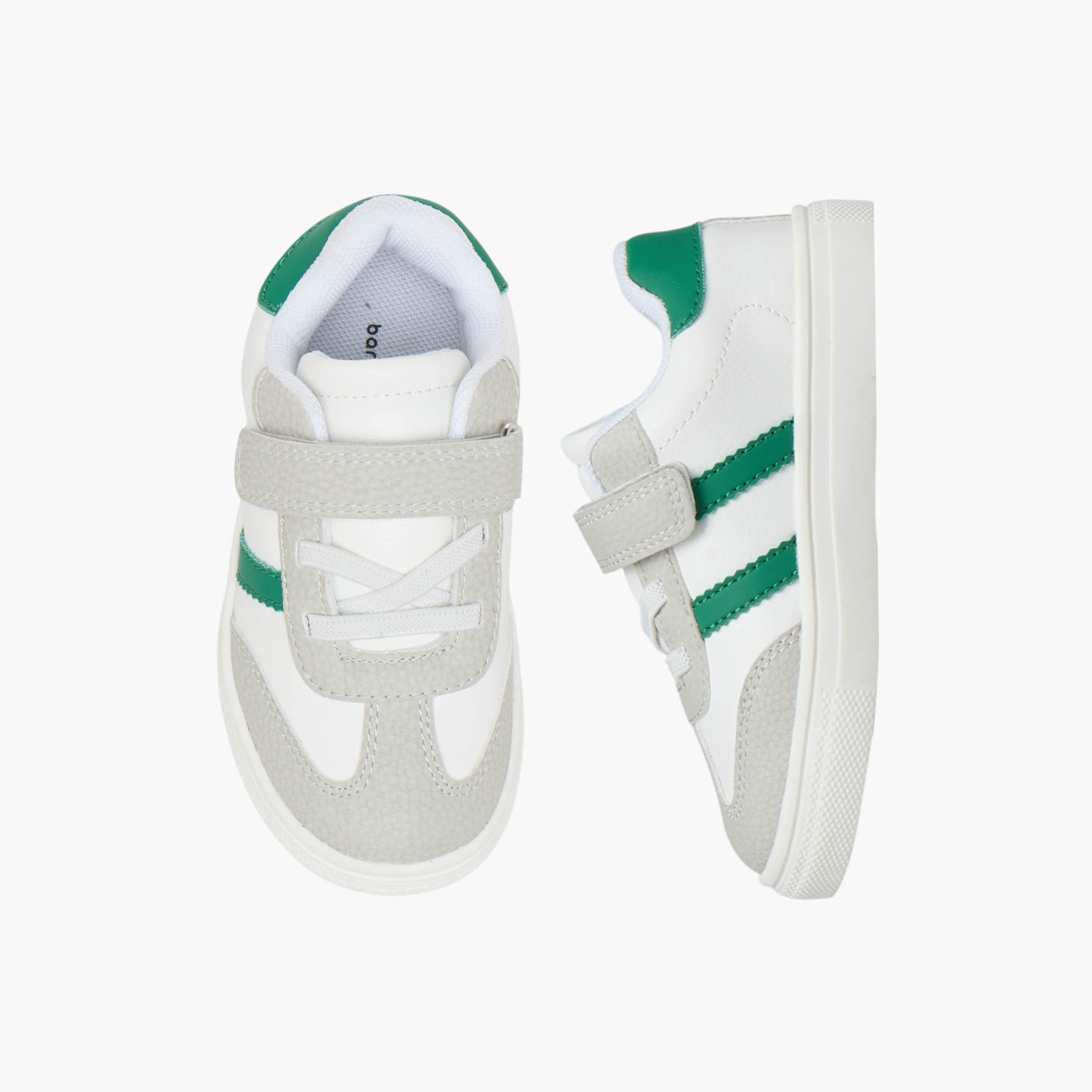 Barefeet Colourblock Sneakers with Hook and Loop Closure-boys-shoes-sneakers-image-1