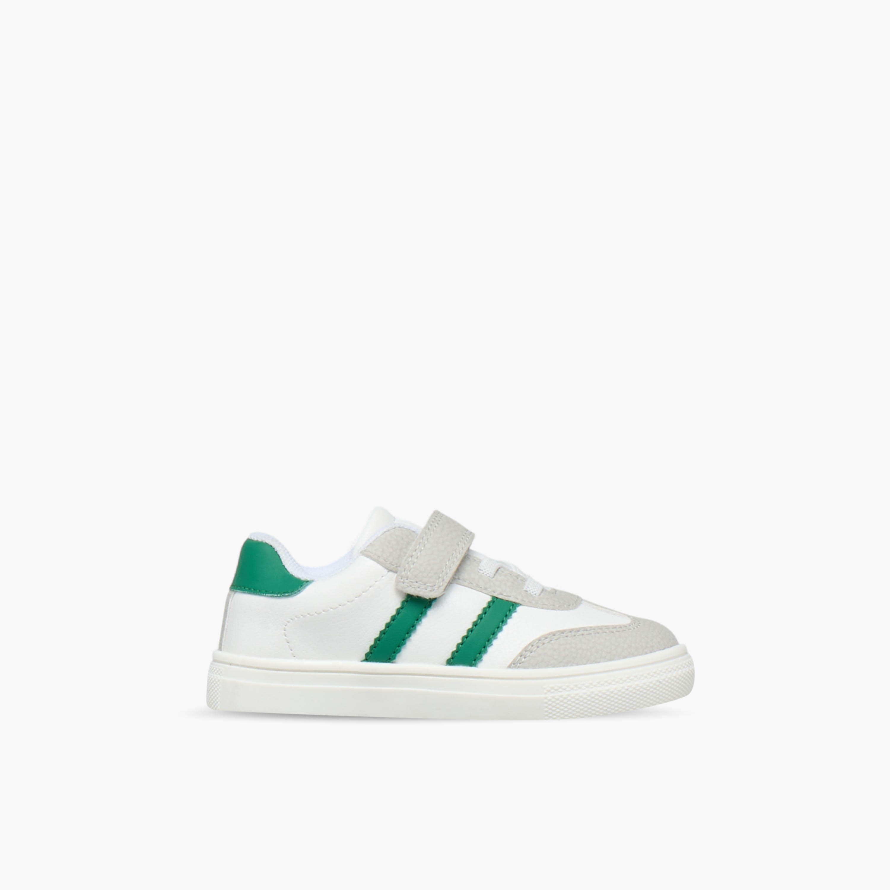 Barefeet Colourblock Sneakers with Hook and Loop Closure-boys-shoes-sneakers-image-3