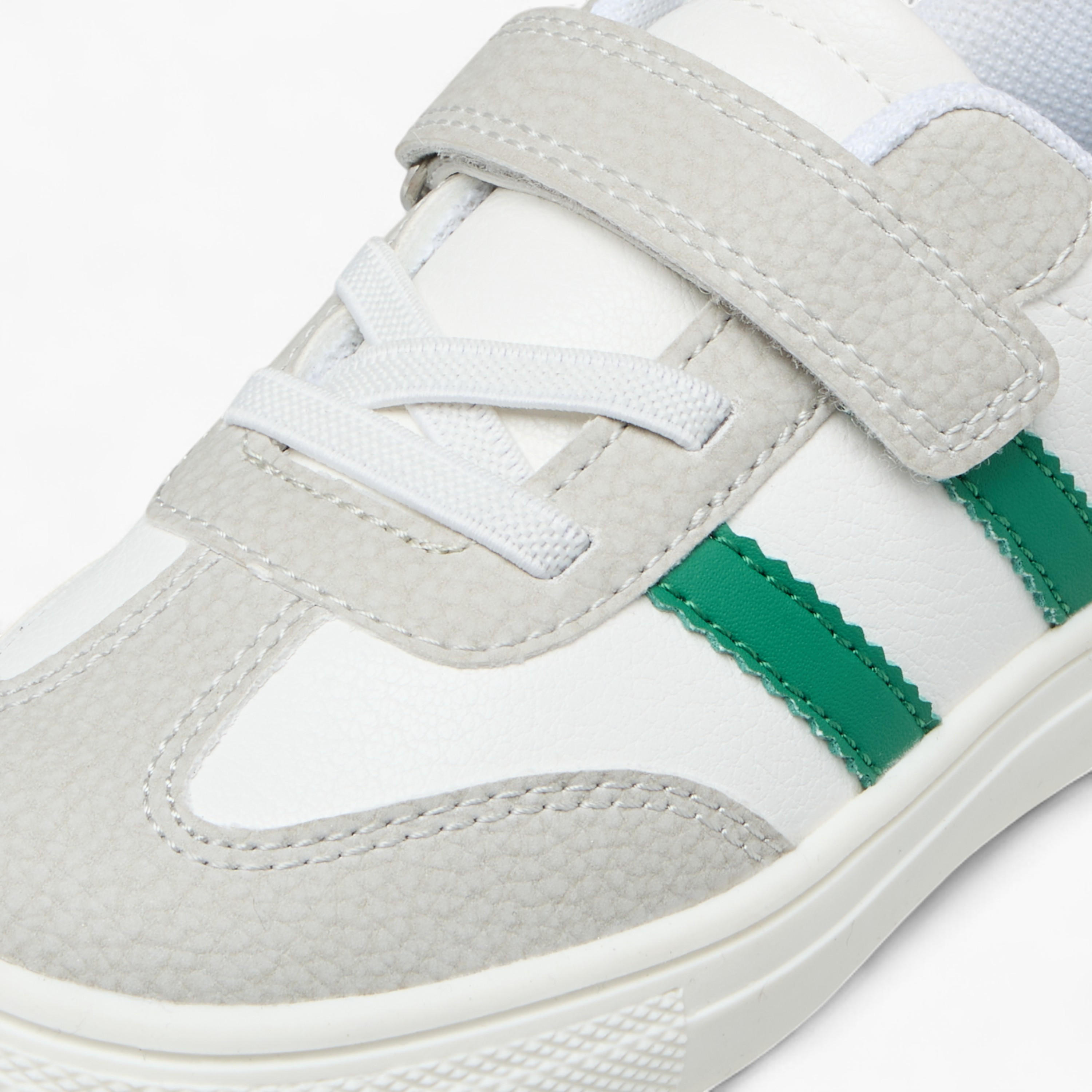 Barefeet Colourblock Sneakers with Hook and Loop Closure-boys-shoes-sneakers-image-4