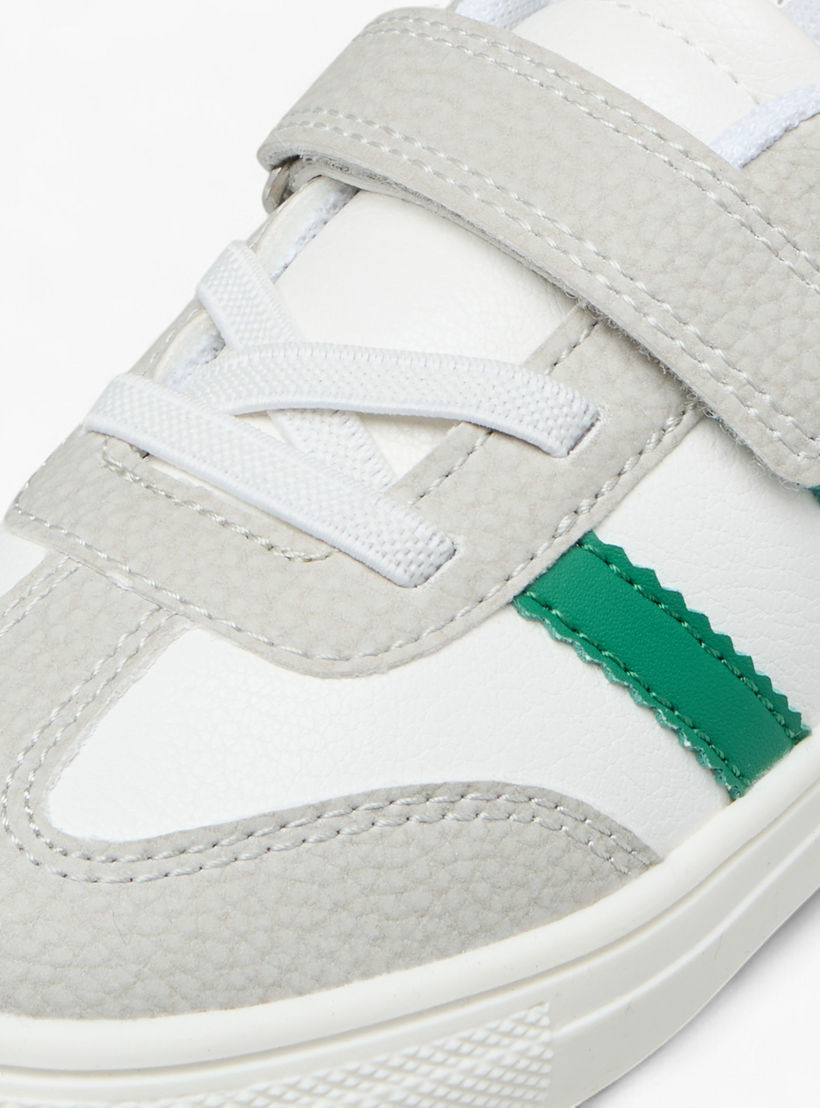 Barefeet Colourblock Sneakers with Hook and Loop Closure-boys-shoes-sneakers-image-4