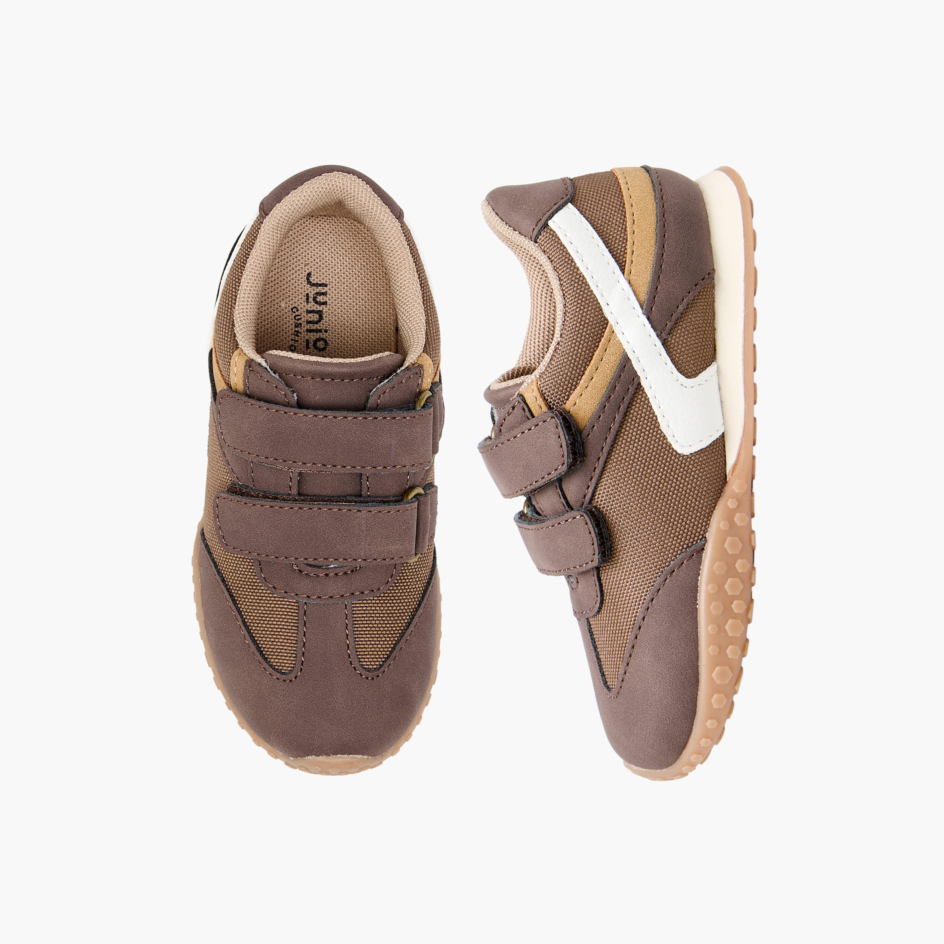 Juniors Boys Hook & Loop Ankle Sneakers-boys-shoes-sneakers-image-1
