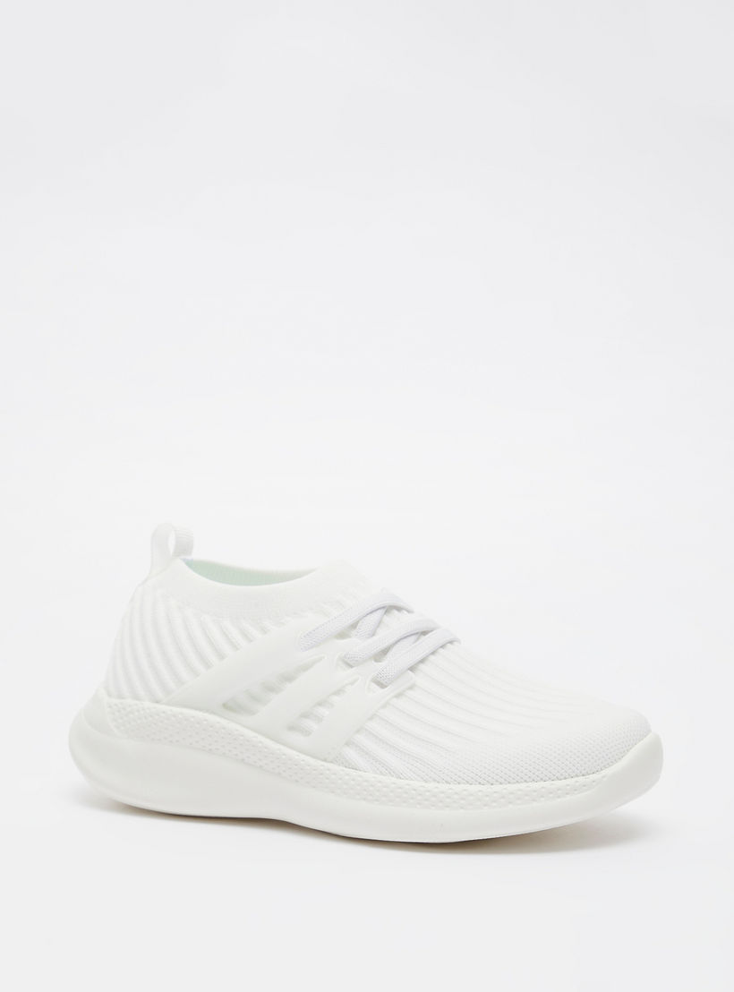 Dash Kids Textured Slip-On Walking Shoes-girls-shoes-sneakers-image-1