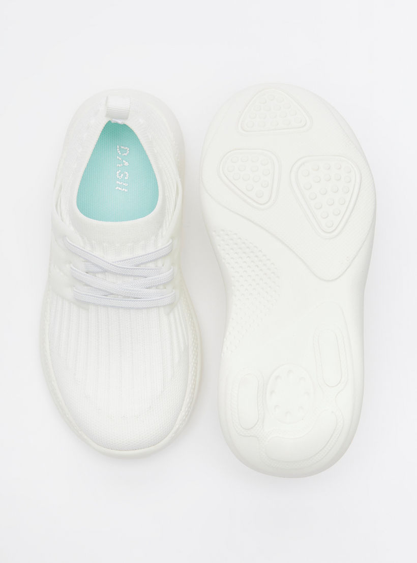 Dash Kids Textured Slip-On Walking Shoes-girls-shoes-sneakers-image-5