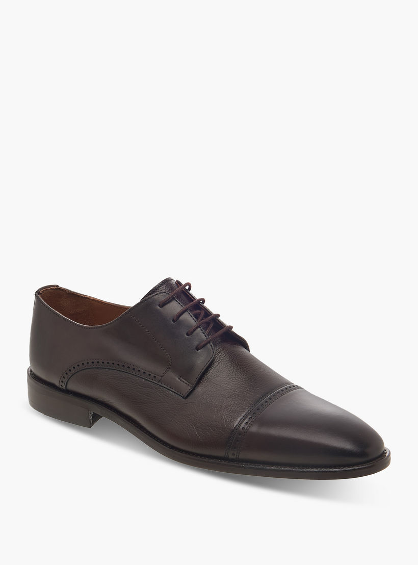 حذاء ديرقي رجالي بأربطة من الجلد الطبيعي-men-shoes-formalshoes-image-2