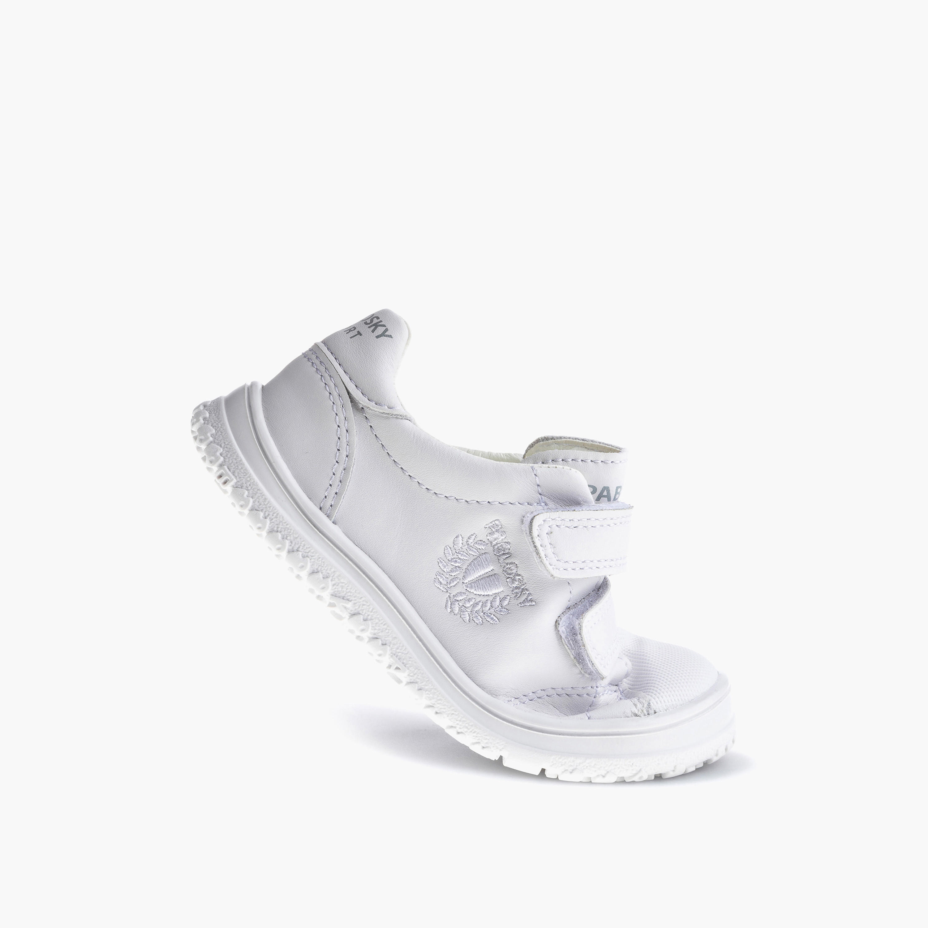 حذاء سنيكرز بشريط إغلاق لاصق وطبعات شعار للبنات من بابلوسكي - 200000-baby-girls-shoes-closedshoes-image-3