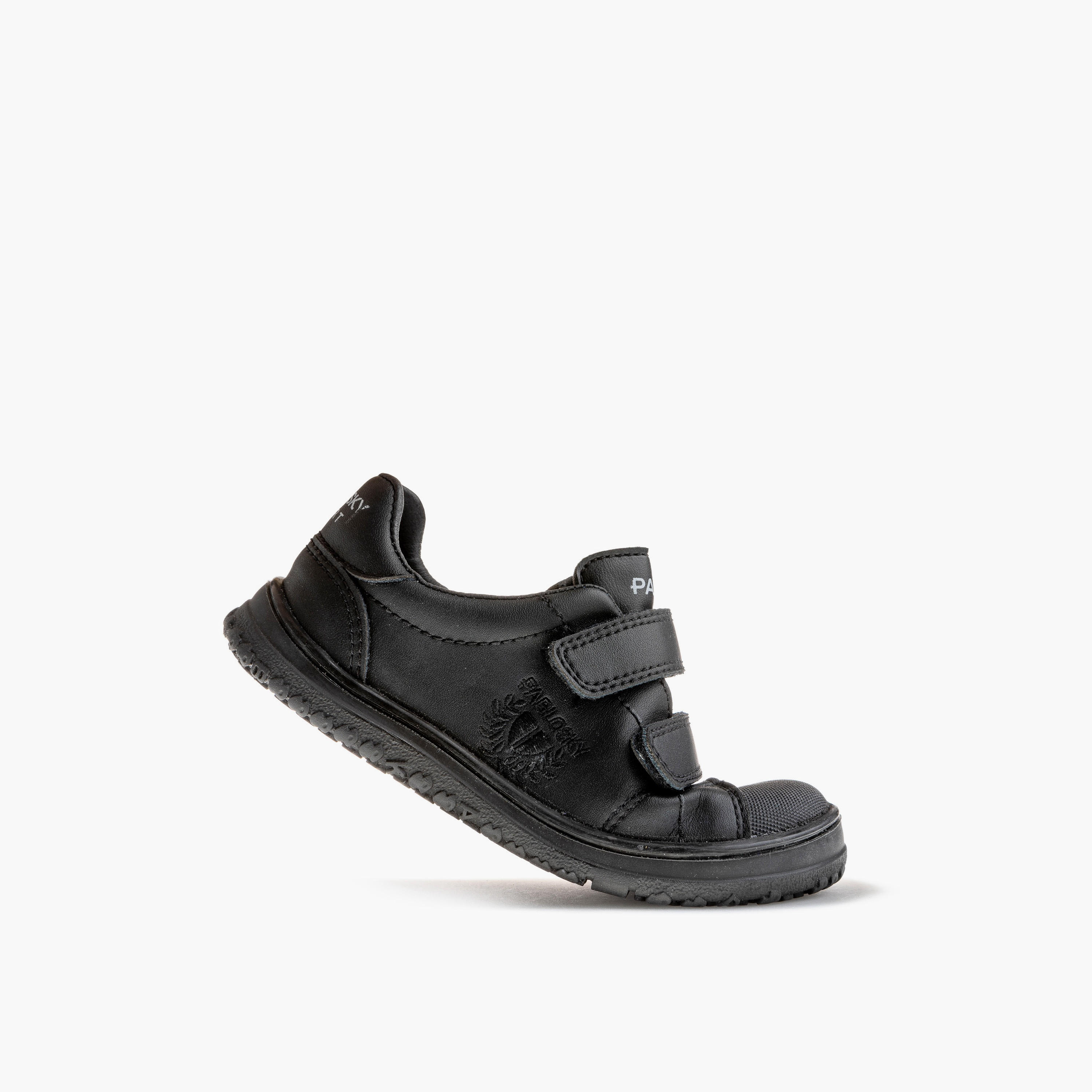 Pablosky Boys' Solid School Shoes with Hook and Loop Closure - 200010-D-boys-shoes-schoolshoes-image-3