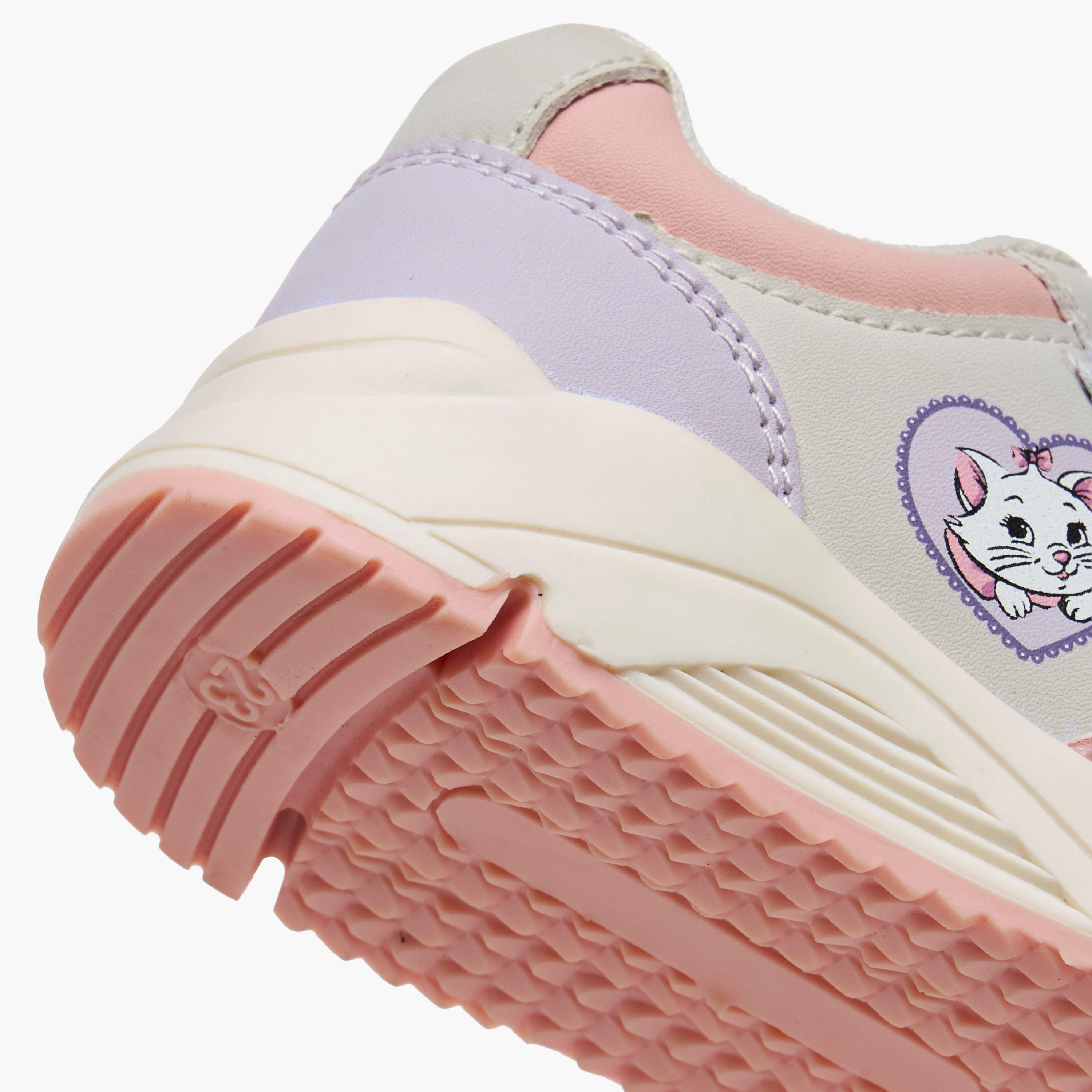 Disney Girls Marie Print Hook & Loop Sneakers-girls-shoes-sneakers-image-5