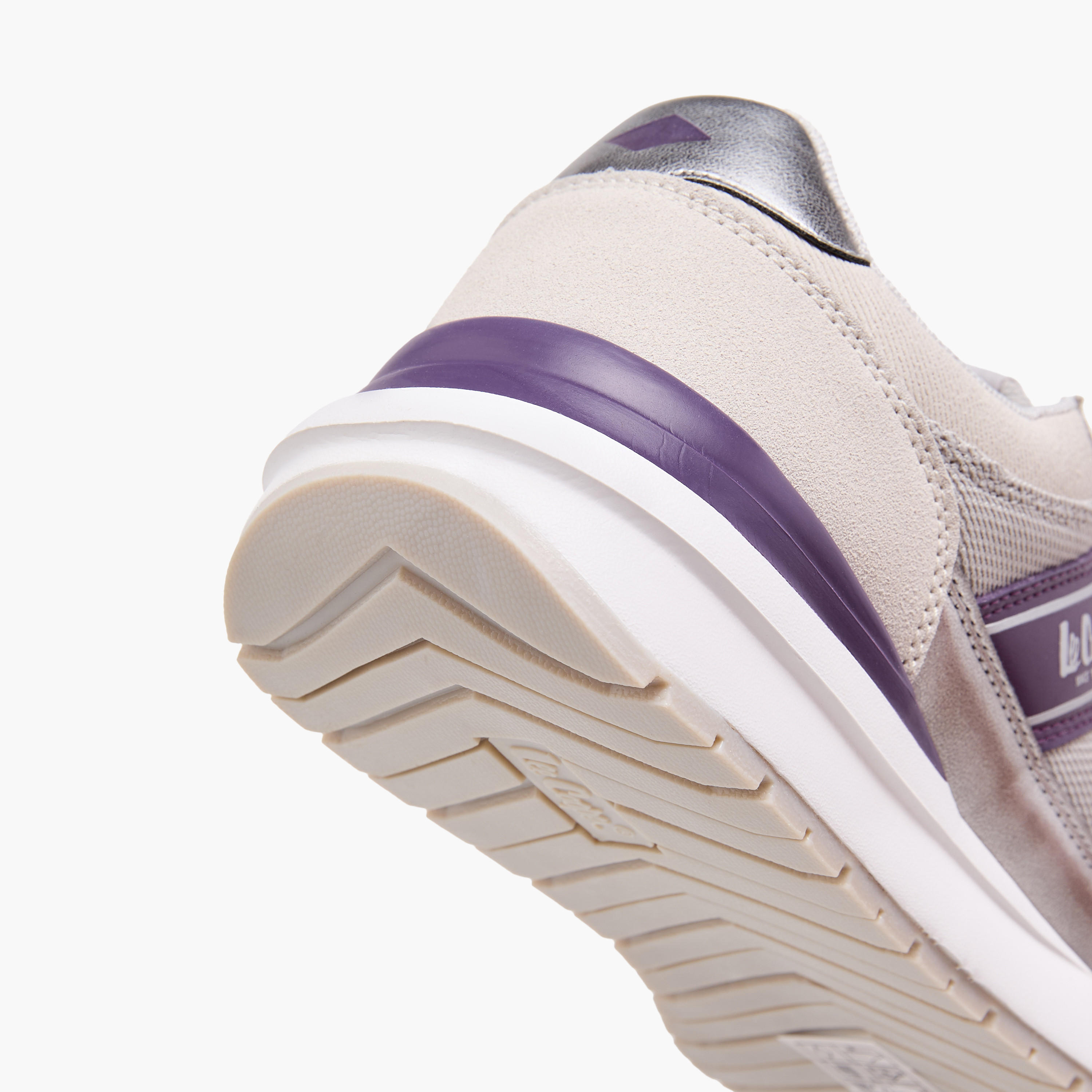 Lee Cooper Women's Logo Print Sneakers with Lace-Up Closure-women-shoes-sneakers-image-6