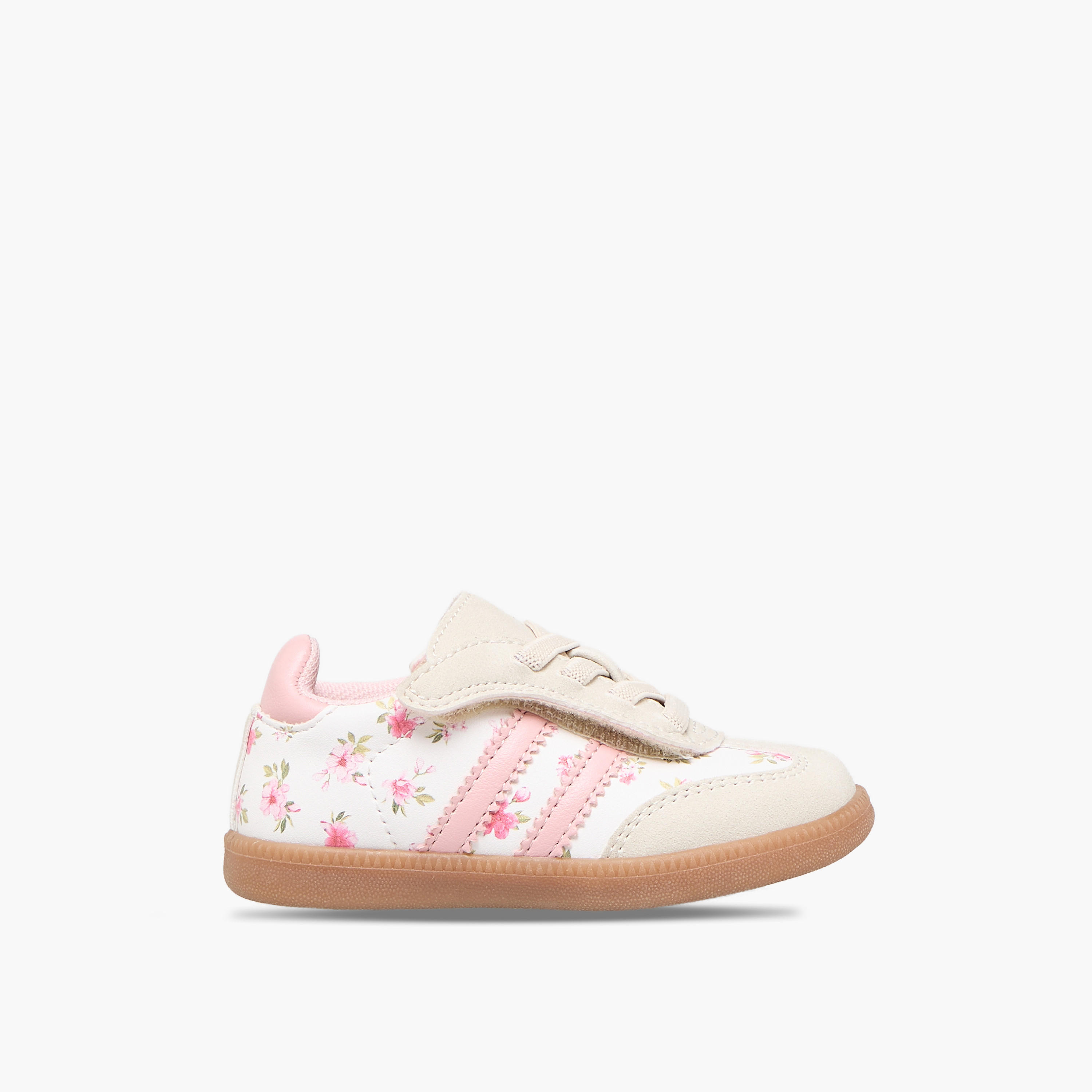 حذاء سنيكرز طول الكاحل بطبعات وشريط إغلاق للبنات من بيرفيت-girls-shoes-sneakers-image-3