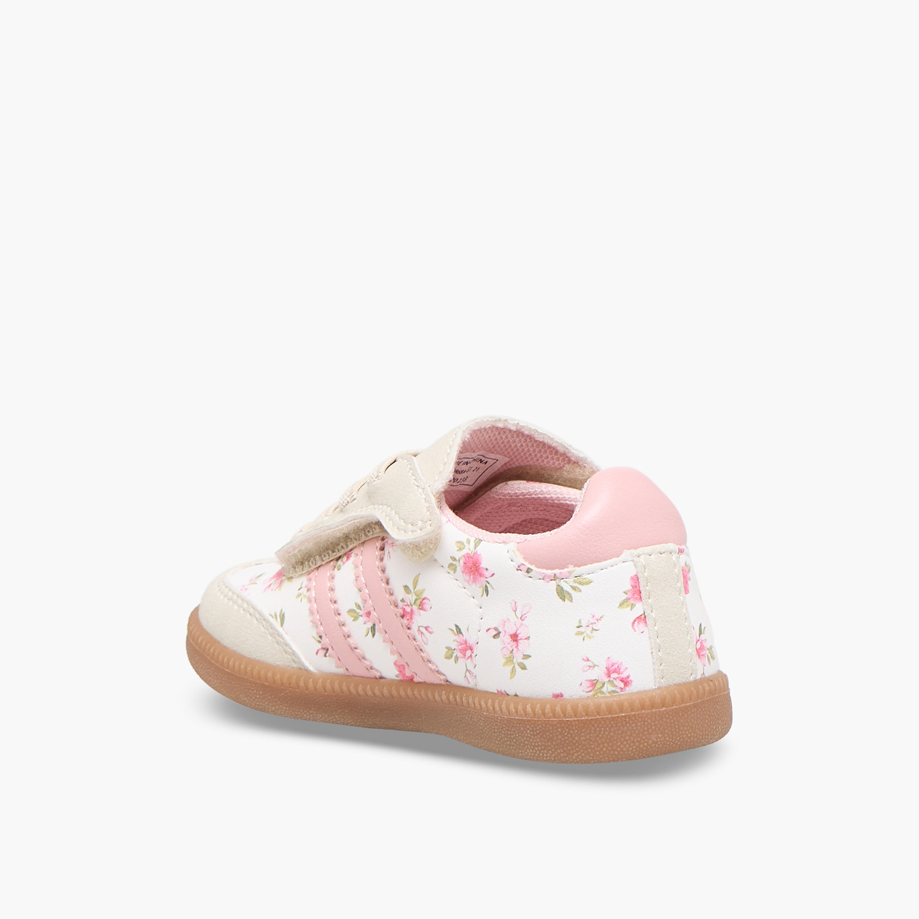 حذاء سنيكرز طول الكاحل بطبعات وشريط إغلاق للبنات من بيرفيت-girls-shoes-sneakers-image-5