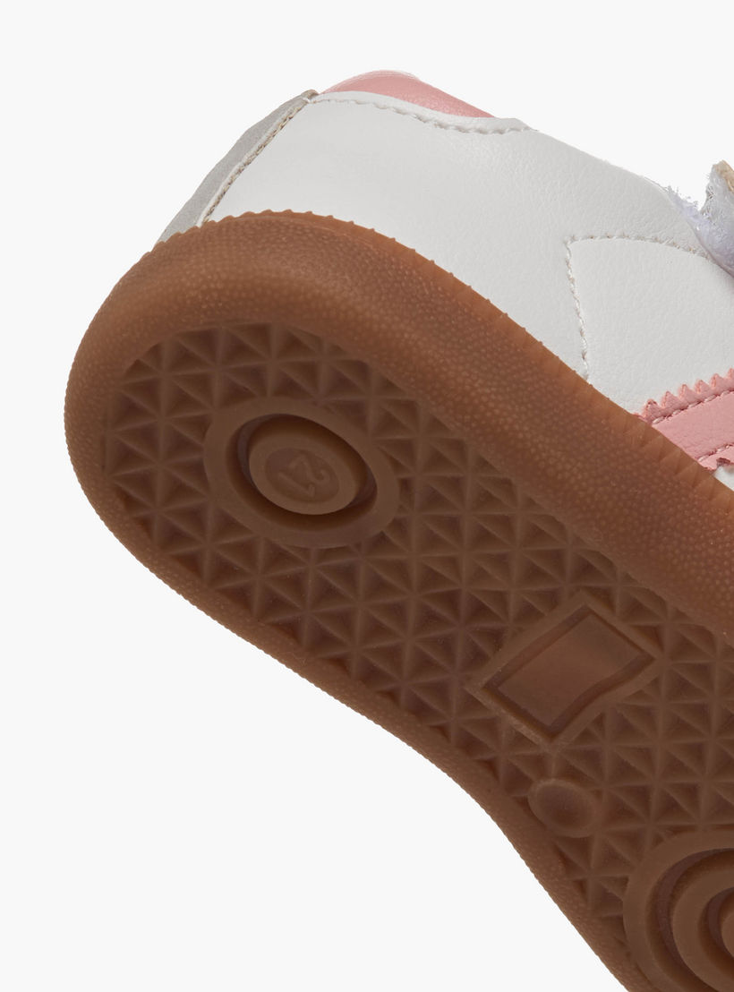 Barefeet Girls Panelled Hook and Loop Sneakers-girls-shoes-sneakers-image-5